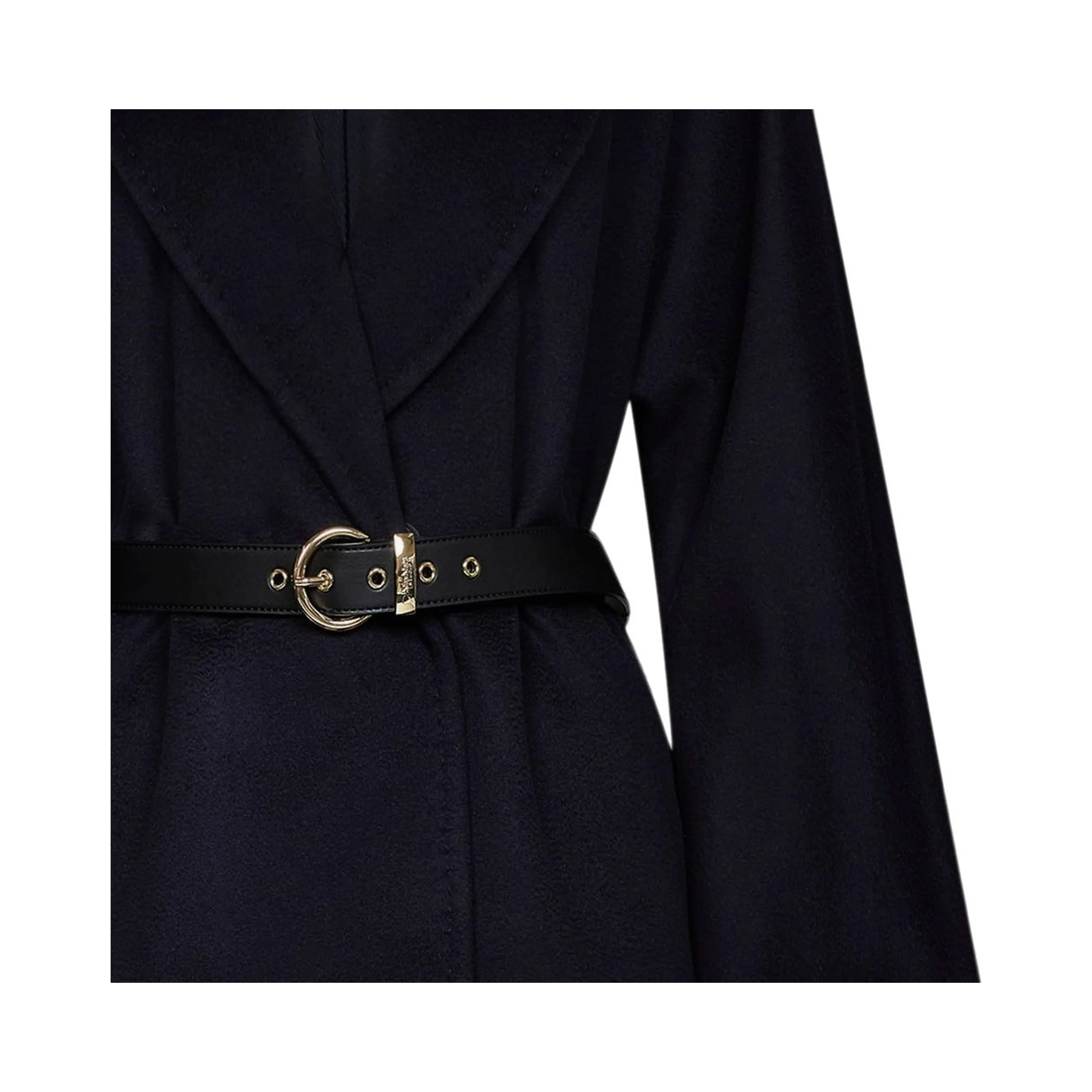 Blue Virgin Wool Coat