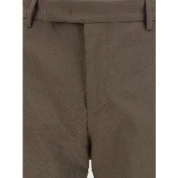 Brown Wool Oves Aries Dress Pants