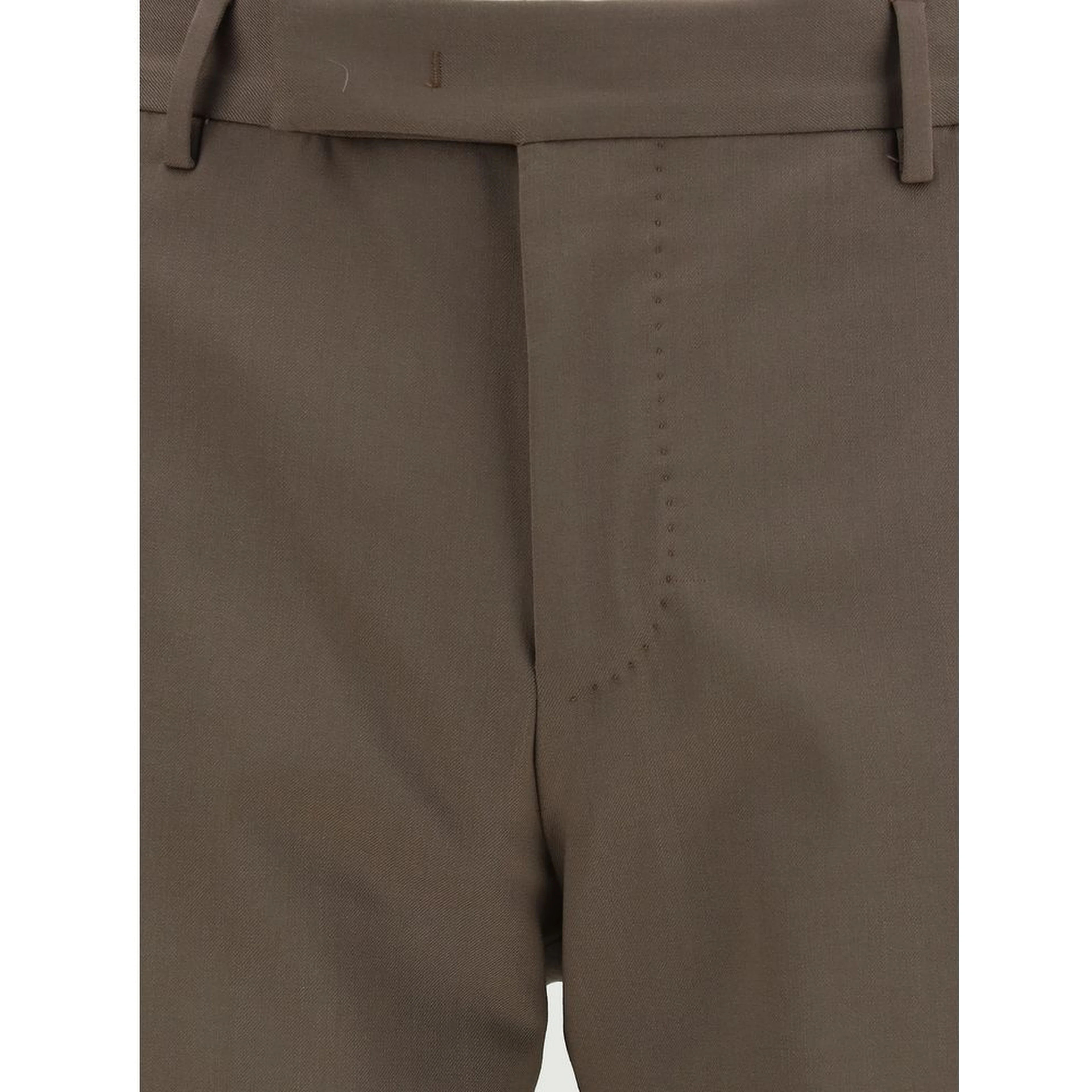 Brown Wool Oves Aries Dress Pants