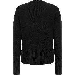 Black Wool Cardigan