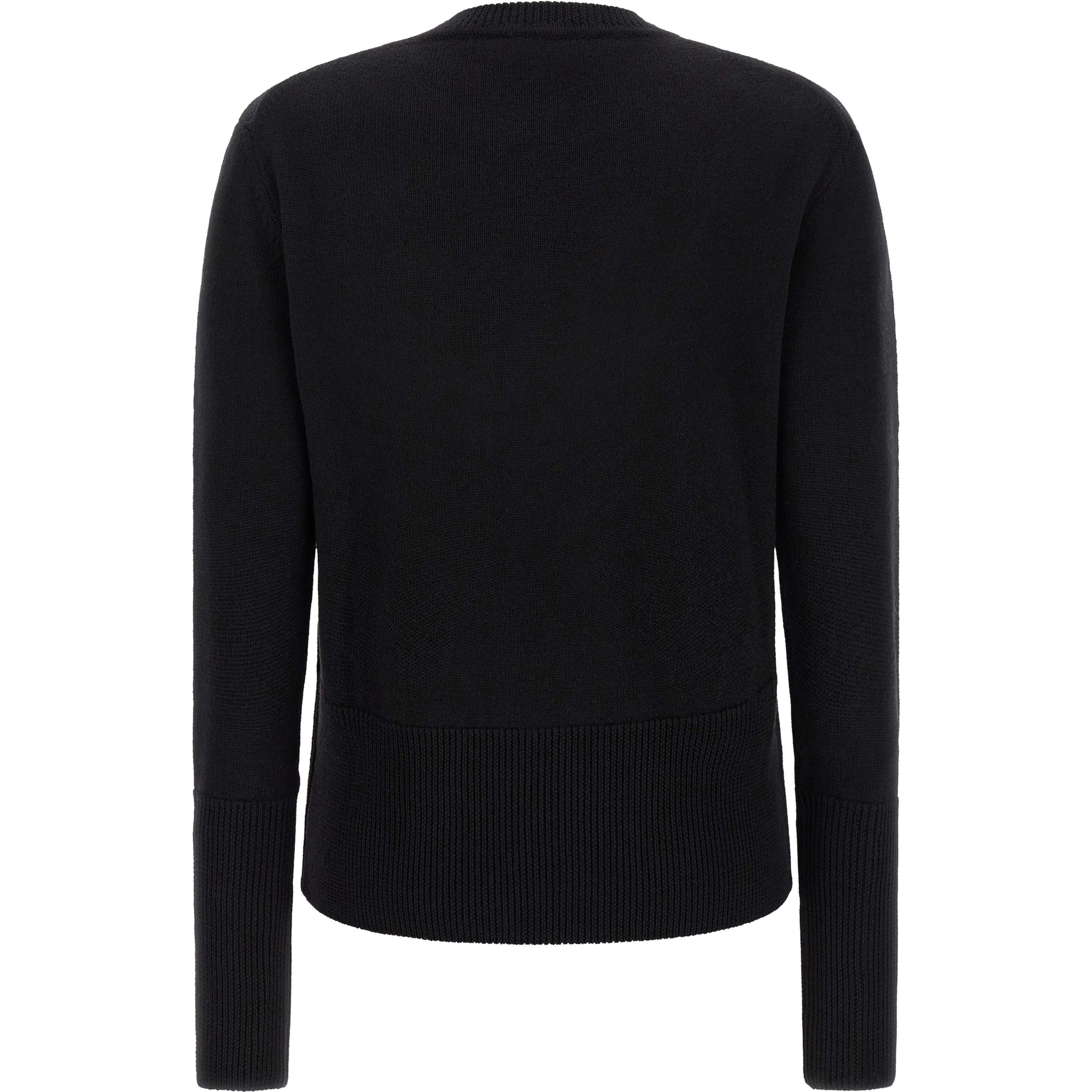 Black Wool Cardigan