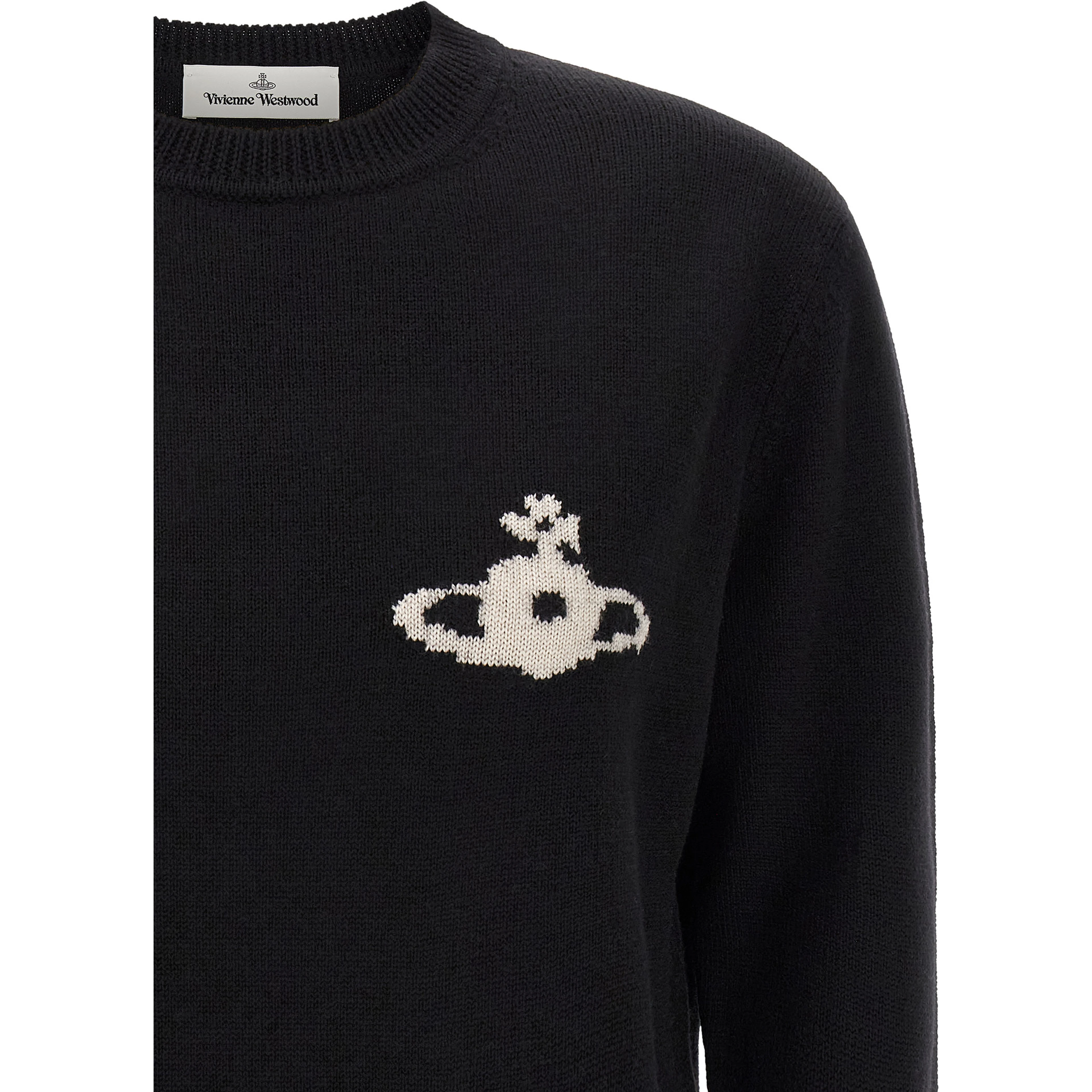 Black Wool Cardigan