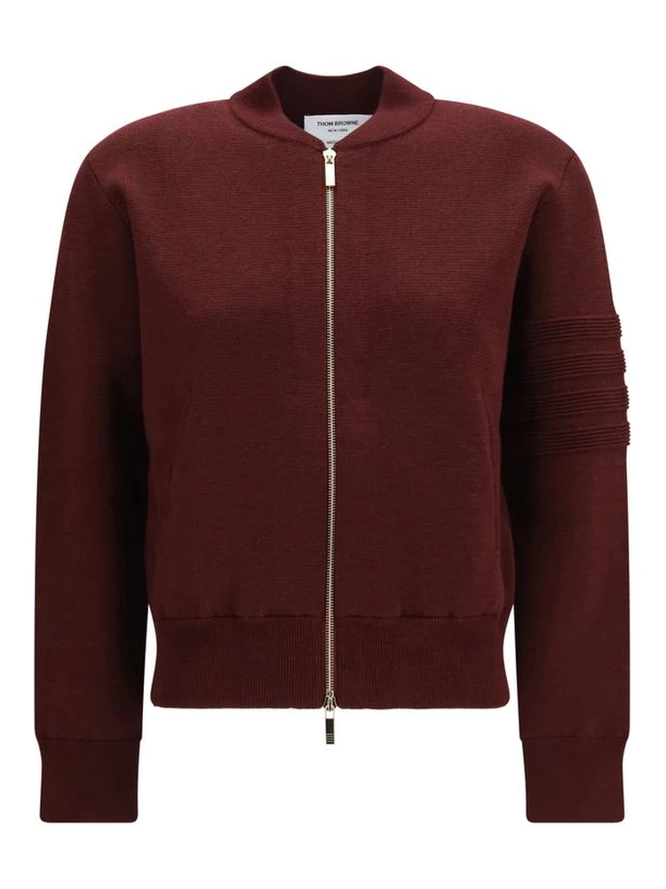 Bordeaux Wool Oves Aries Bomber