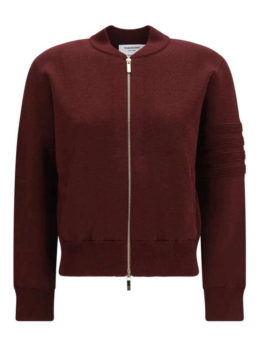 Bordeaux Wool Oves Aries Bomber