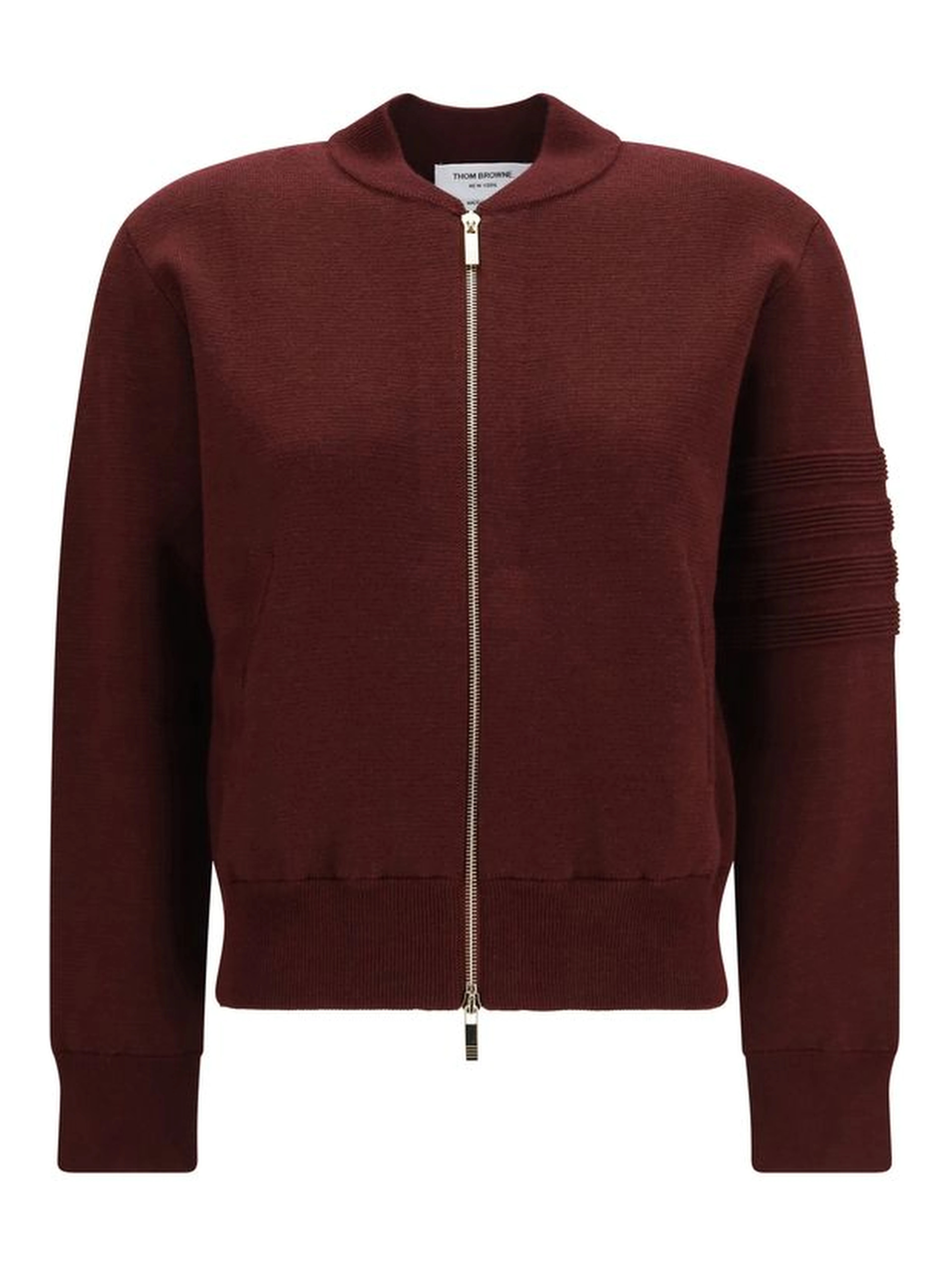 Bordeaux Wool Oves Aries Bomber