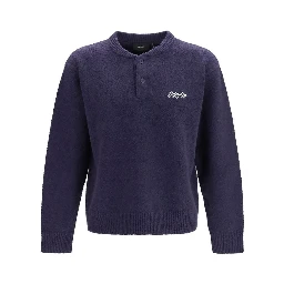 Blue Cotton Sweatshirt
