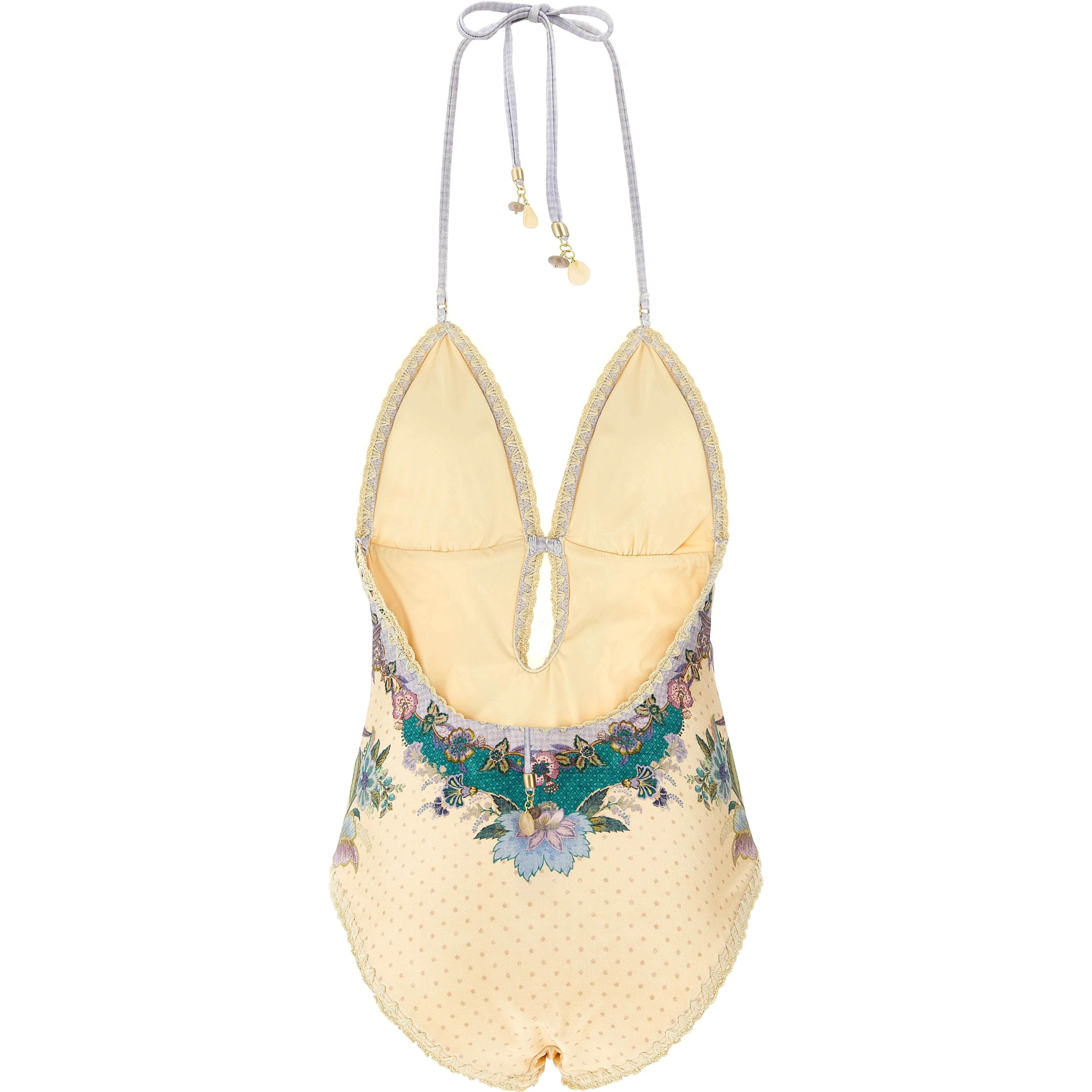 Multicolor Polyamide One-Piece Swimsuit