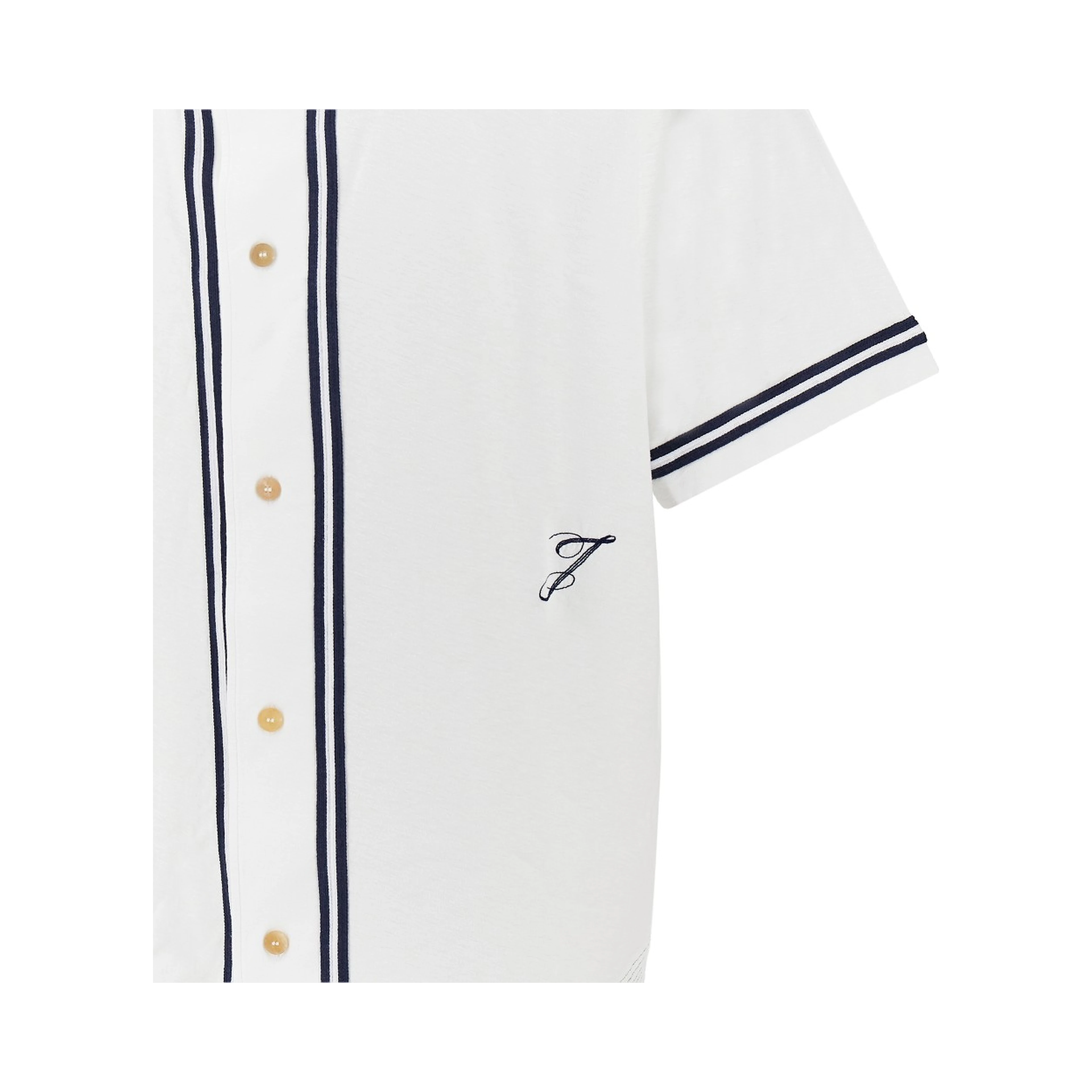 'Baseball' cotton and hemp shirt