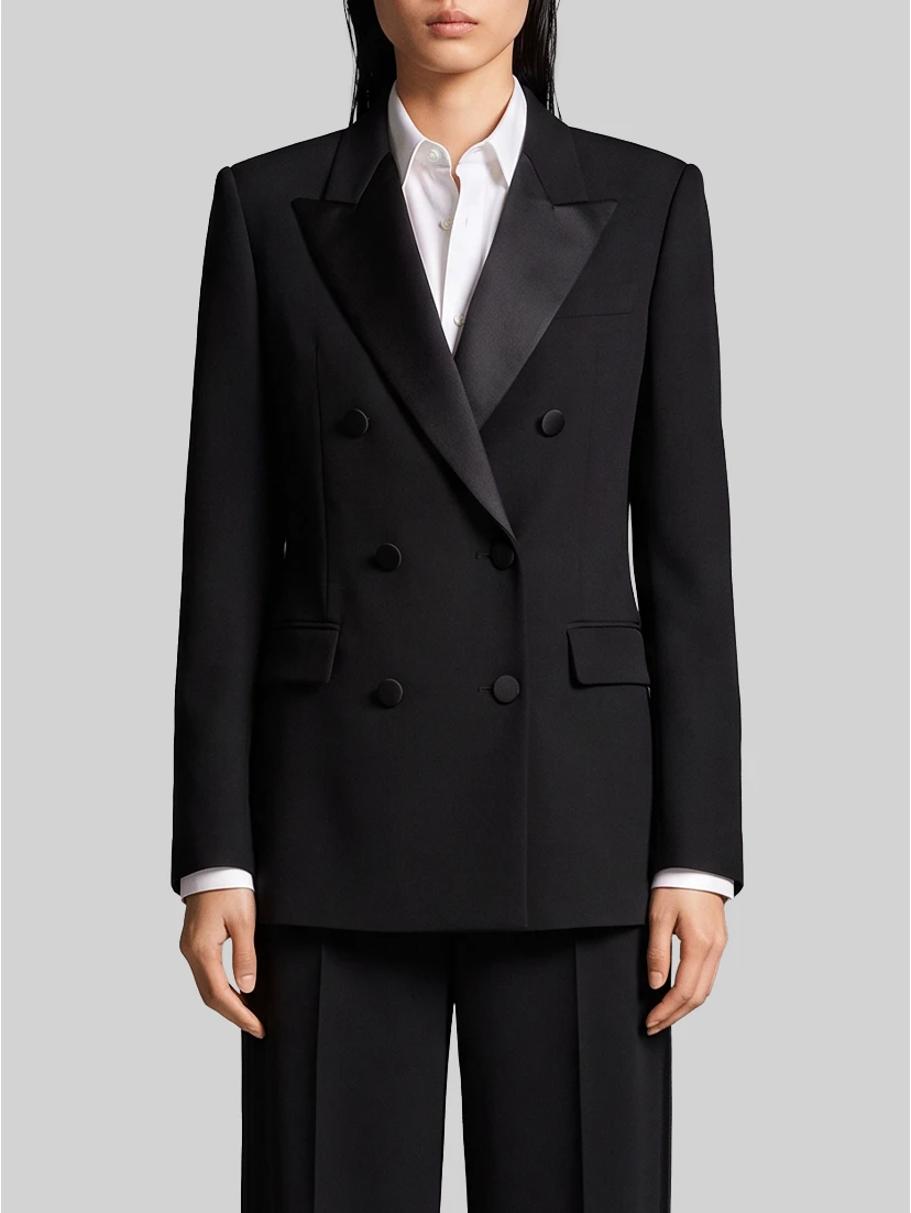 Black tuxedo jacket
