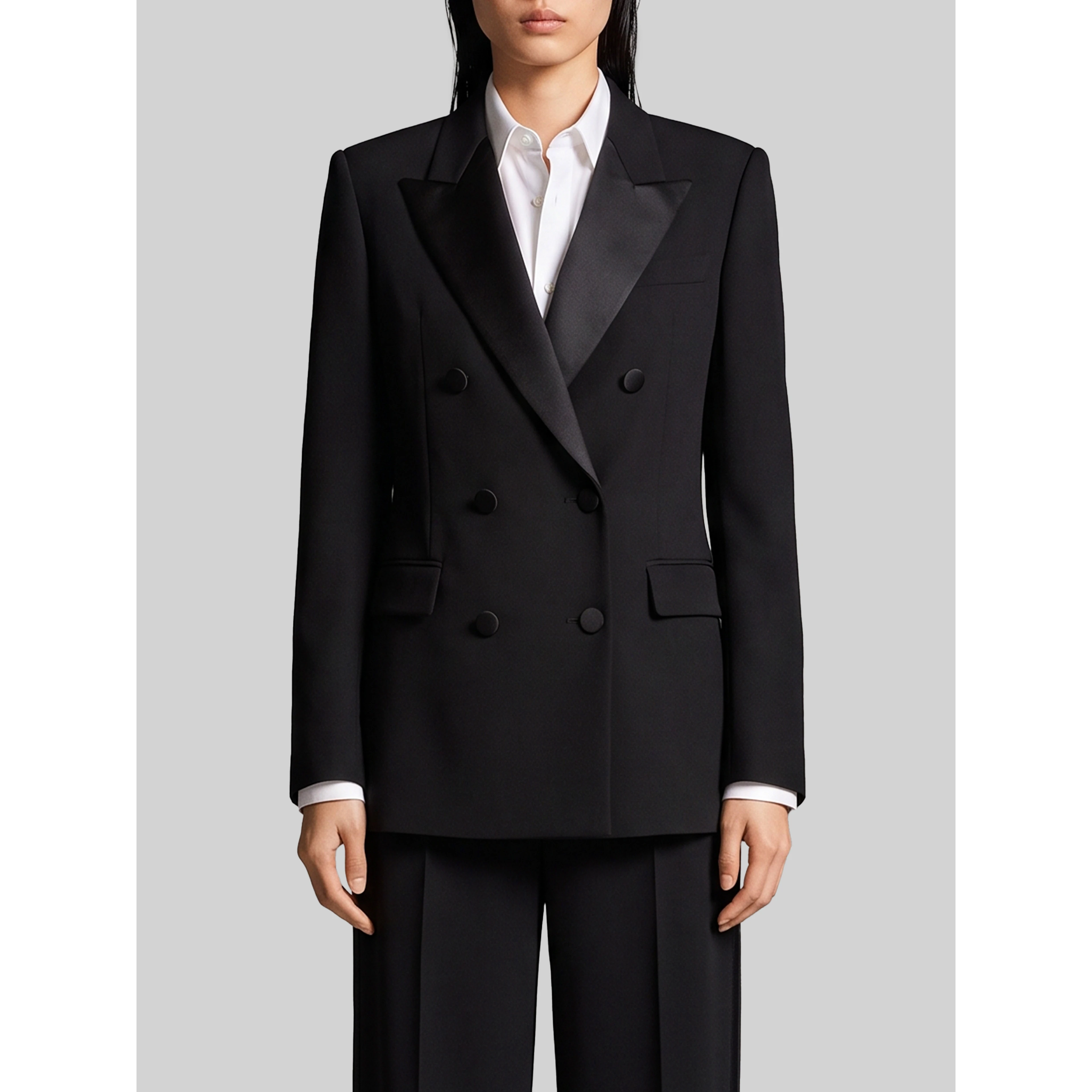 Black tuxedo jacket