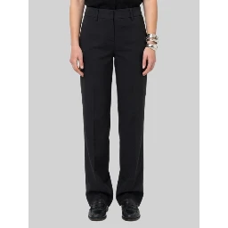 Anthracite stretch canvas trousers