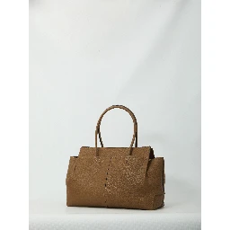 Hammered leather medium Tote bag