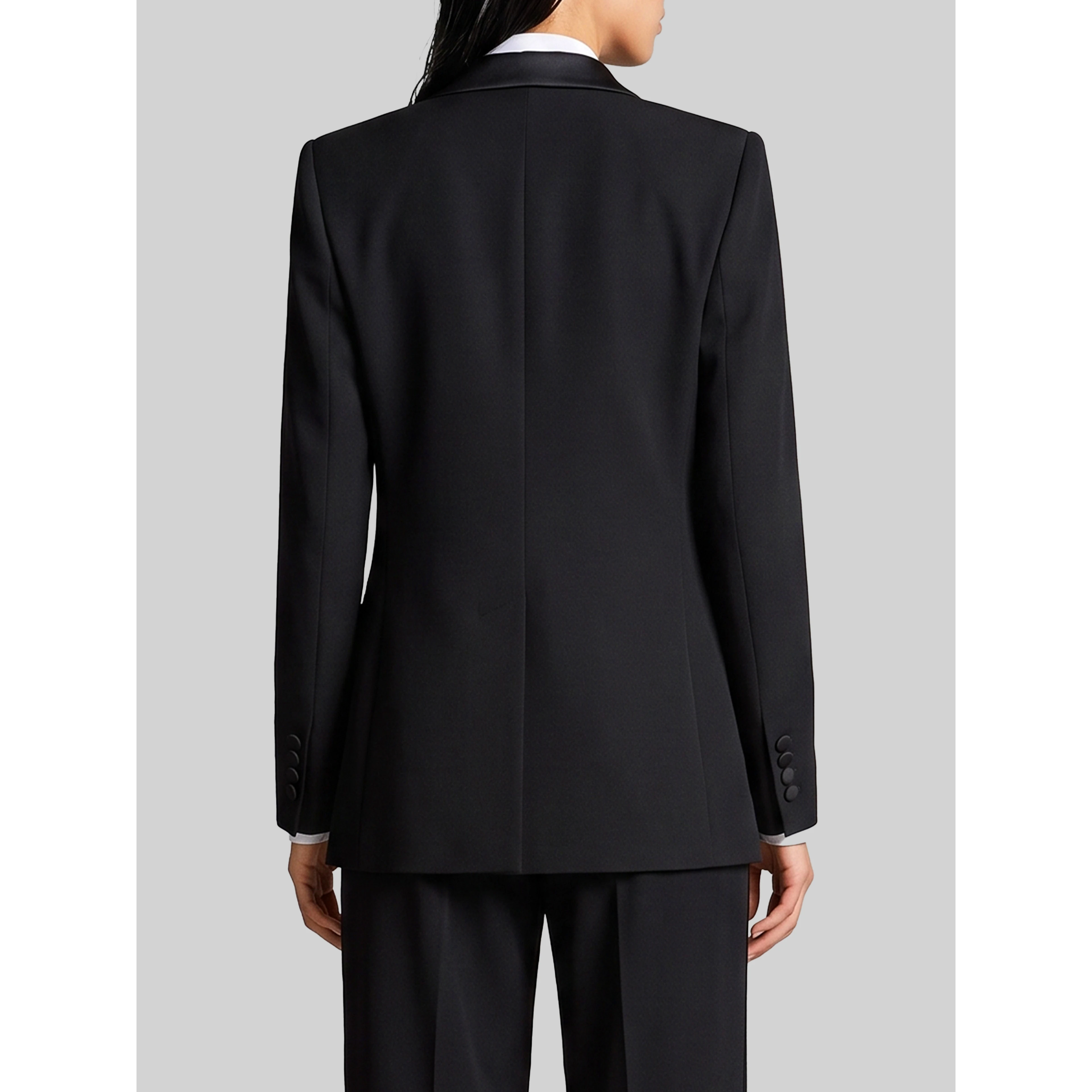 Black tuxedo jacket