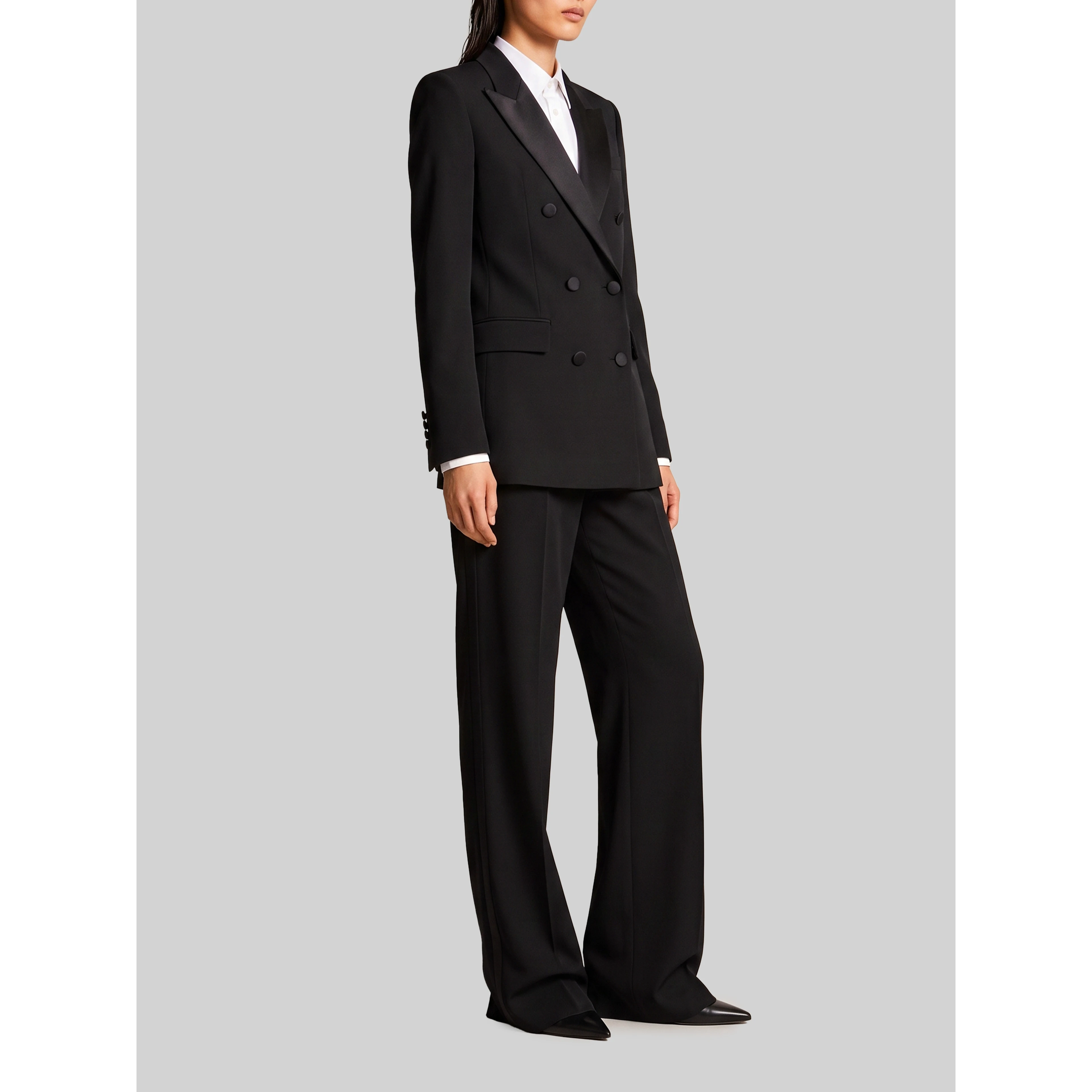 Black smoking trousers