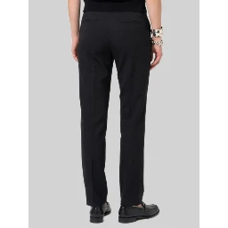 Anthracite stretch canvas trousers