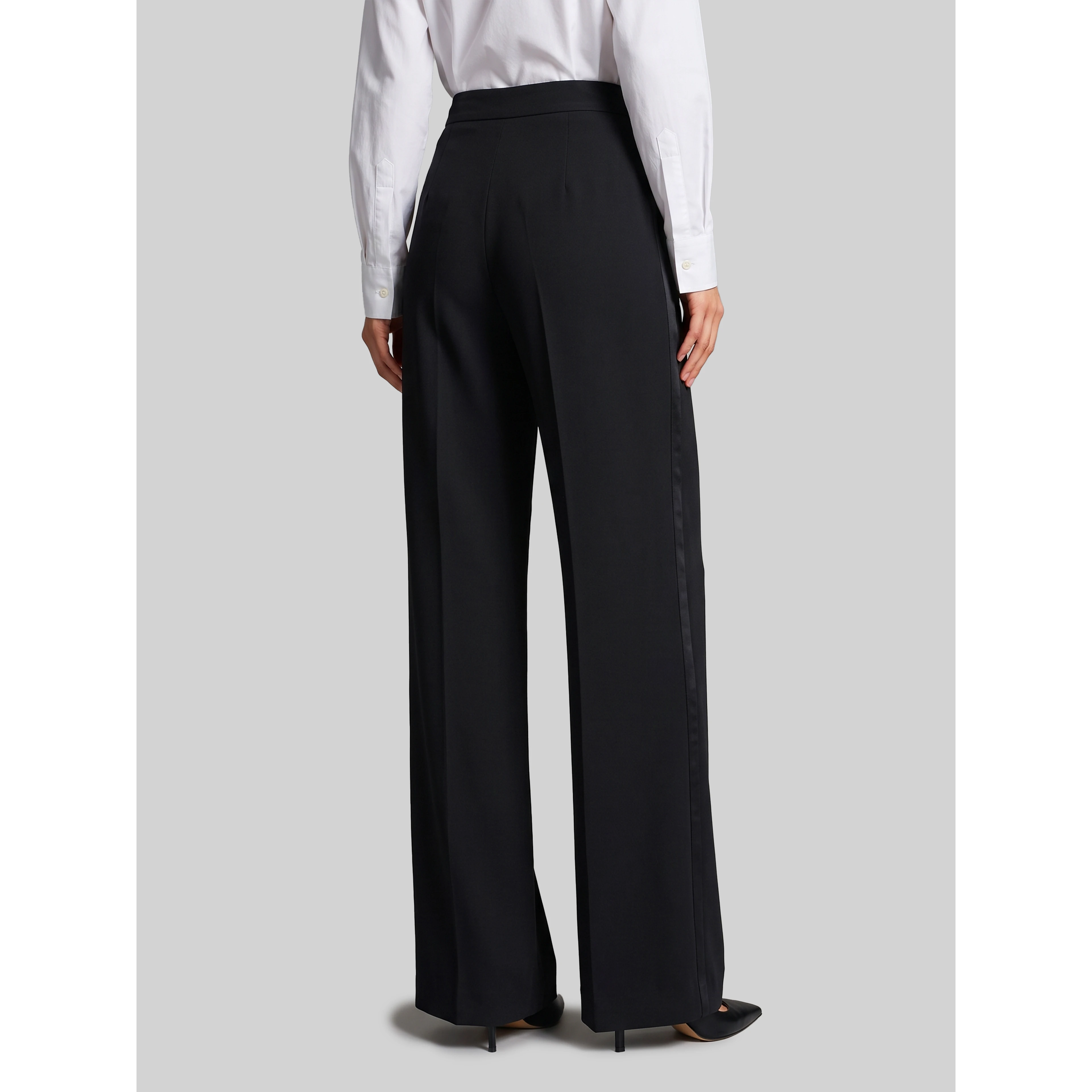 Black smoking trousers