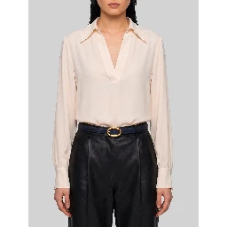 Champagne double georgette blouse