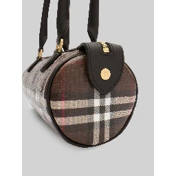 Mini Check Barrel bag