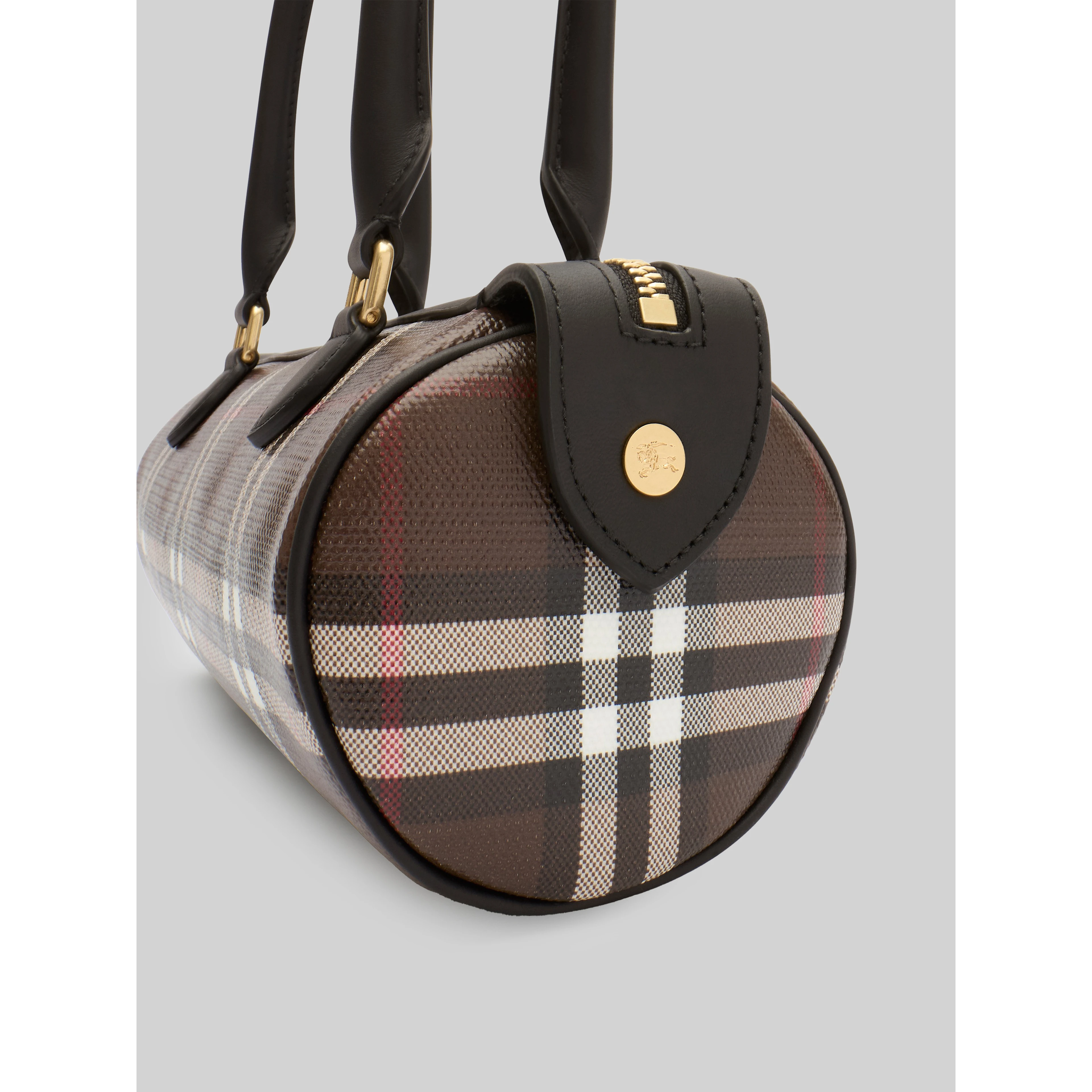 Mini Check Barrel bag