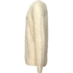 Cable-Knit Crewneck Pullover In Wool, Cashmere