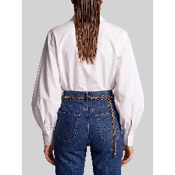 Cotton poplin blouse
