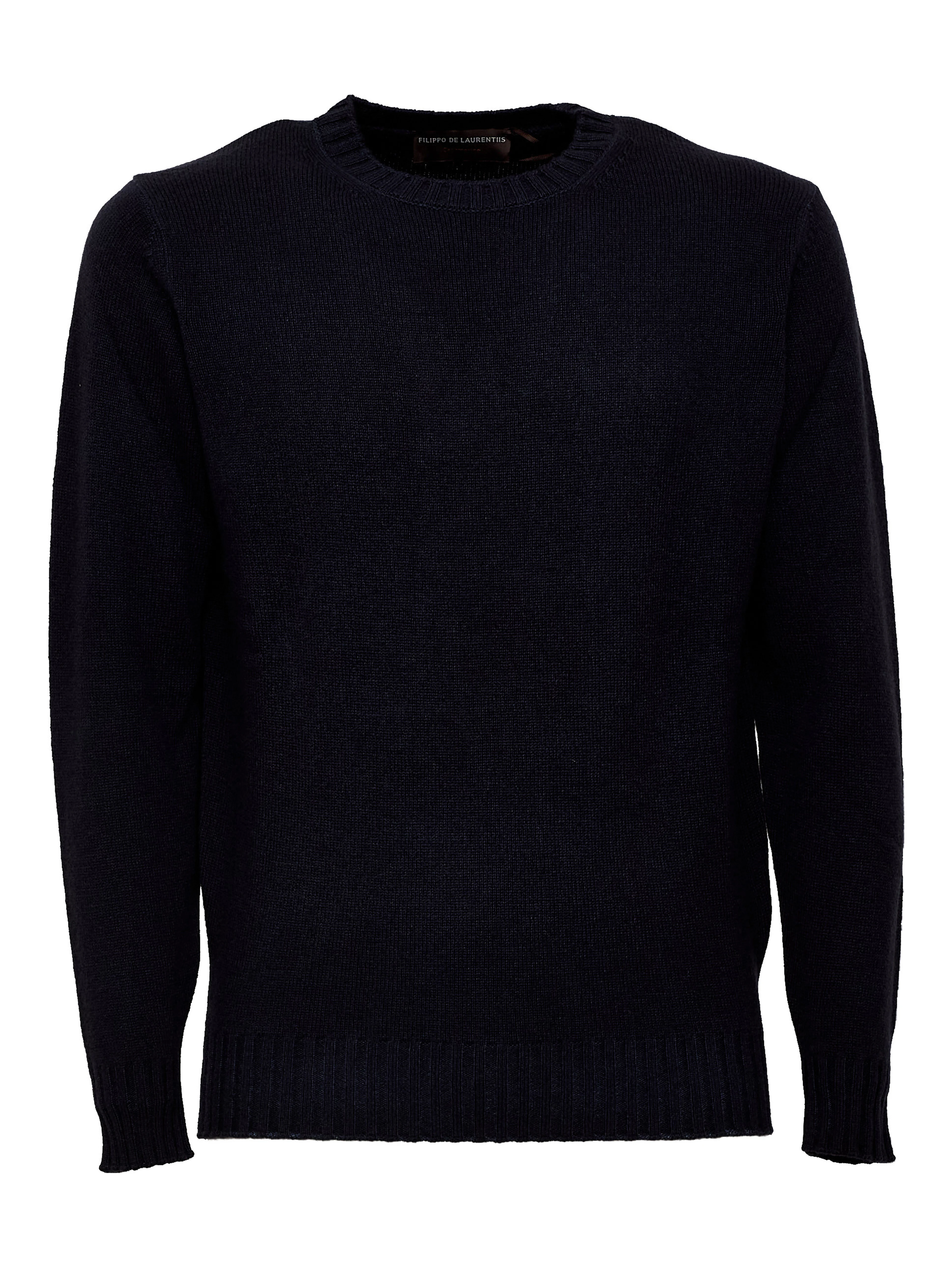 Maglia Girocollo In Lana, Cashmere