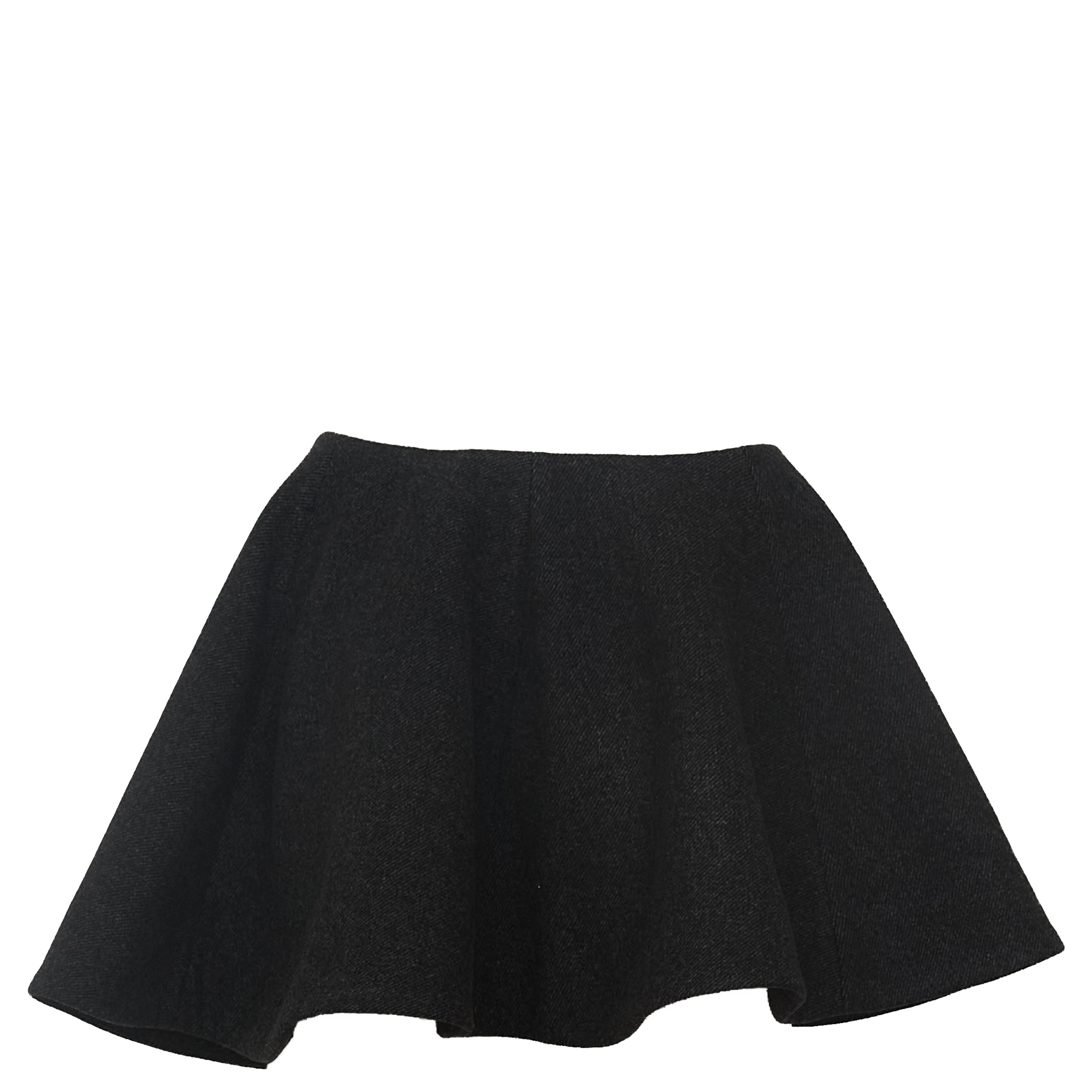 Peacoat Wool Skirt