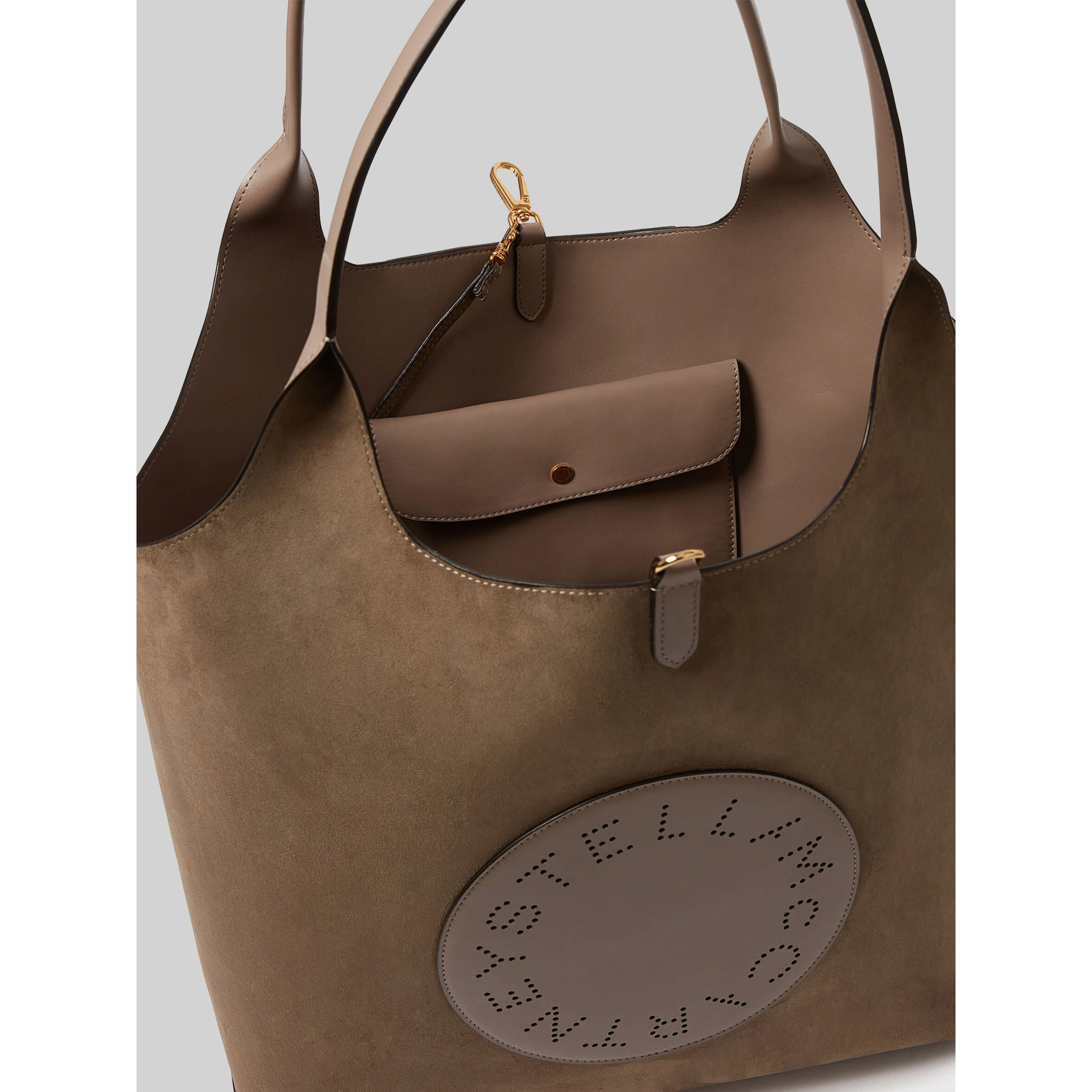 Reversible tote bag with logo