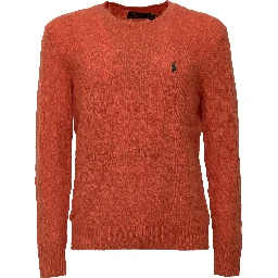 Cable-Knit Crewneck Pullover In Wool, Cashmere