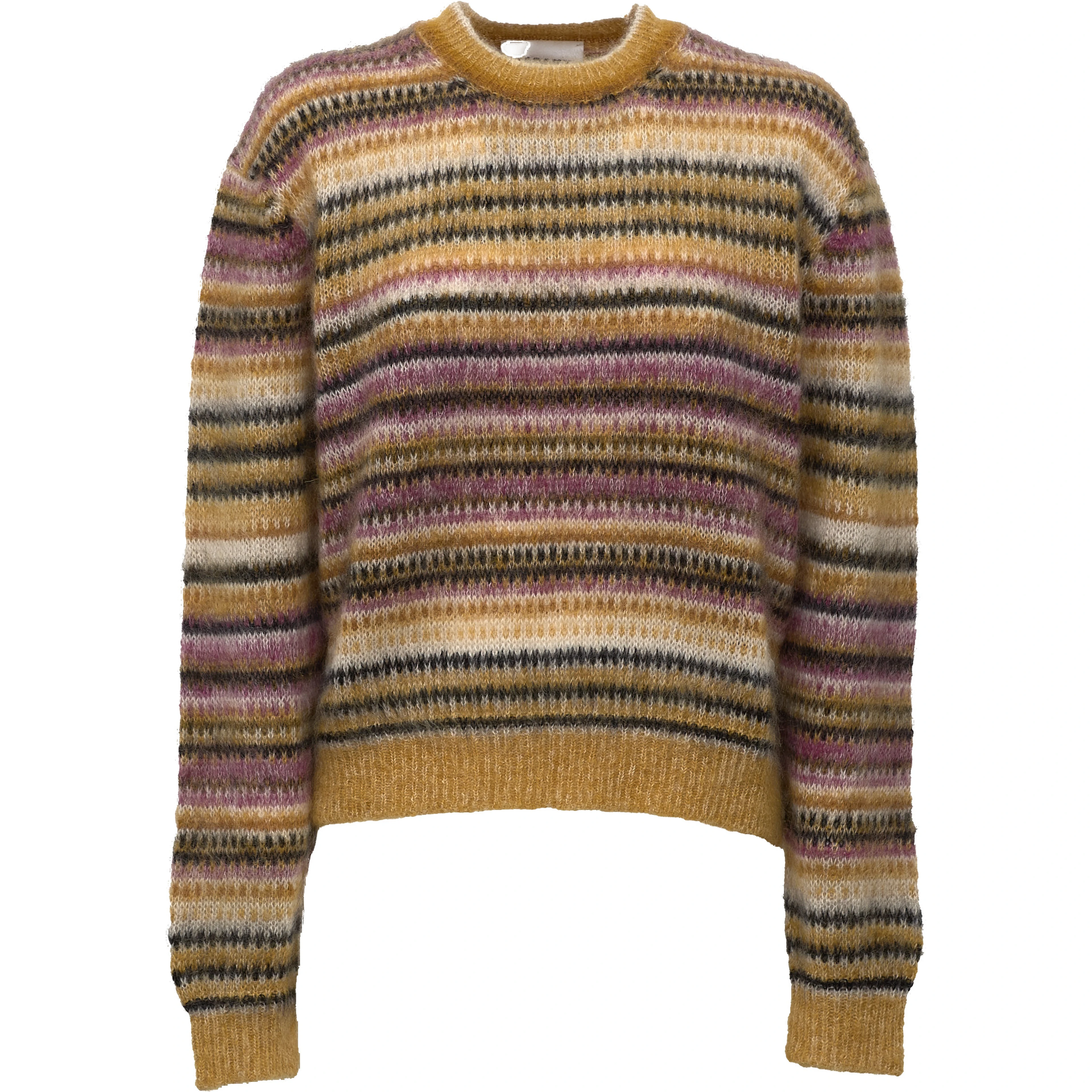 Morine Striped Brushed Pullover