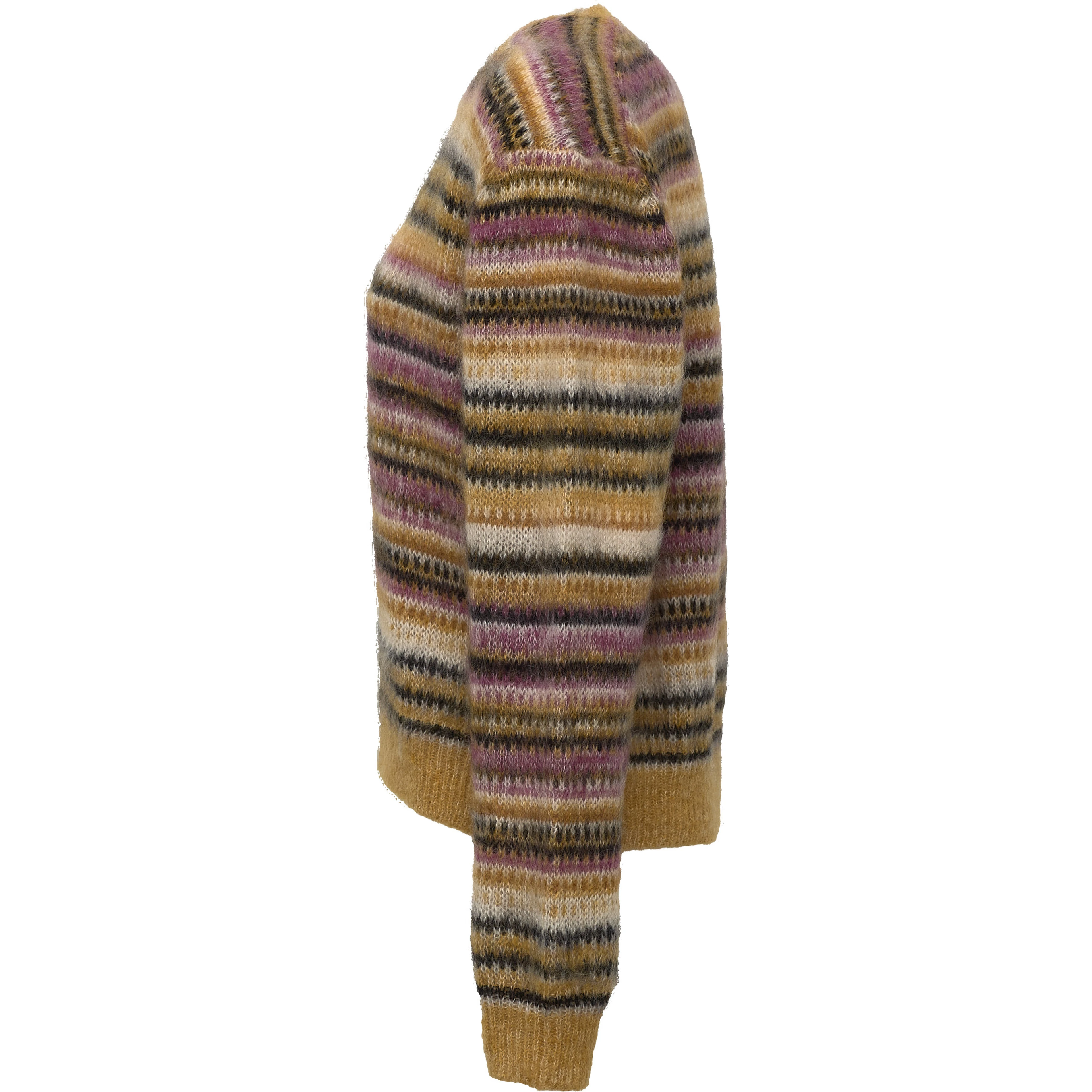 Morine Striped Brushed Pullover