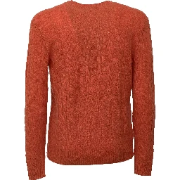 Cable-Knit Crewneck Pullover In Wool, Cashmere