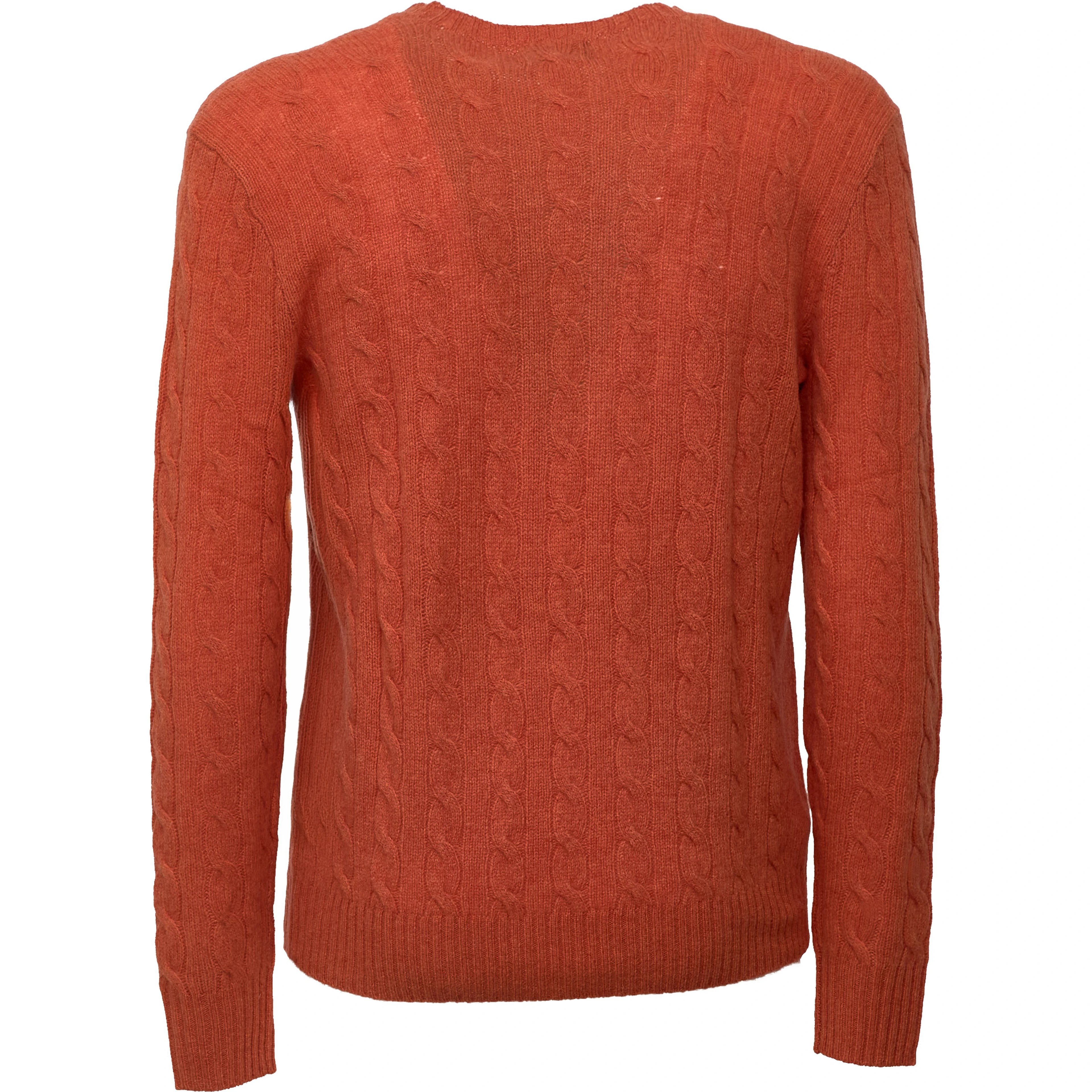 Cable-Knit Crewneck Pullover In Wool, Cashmere