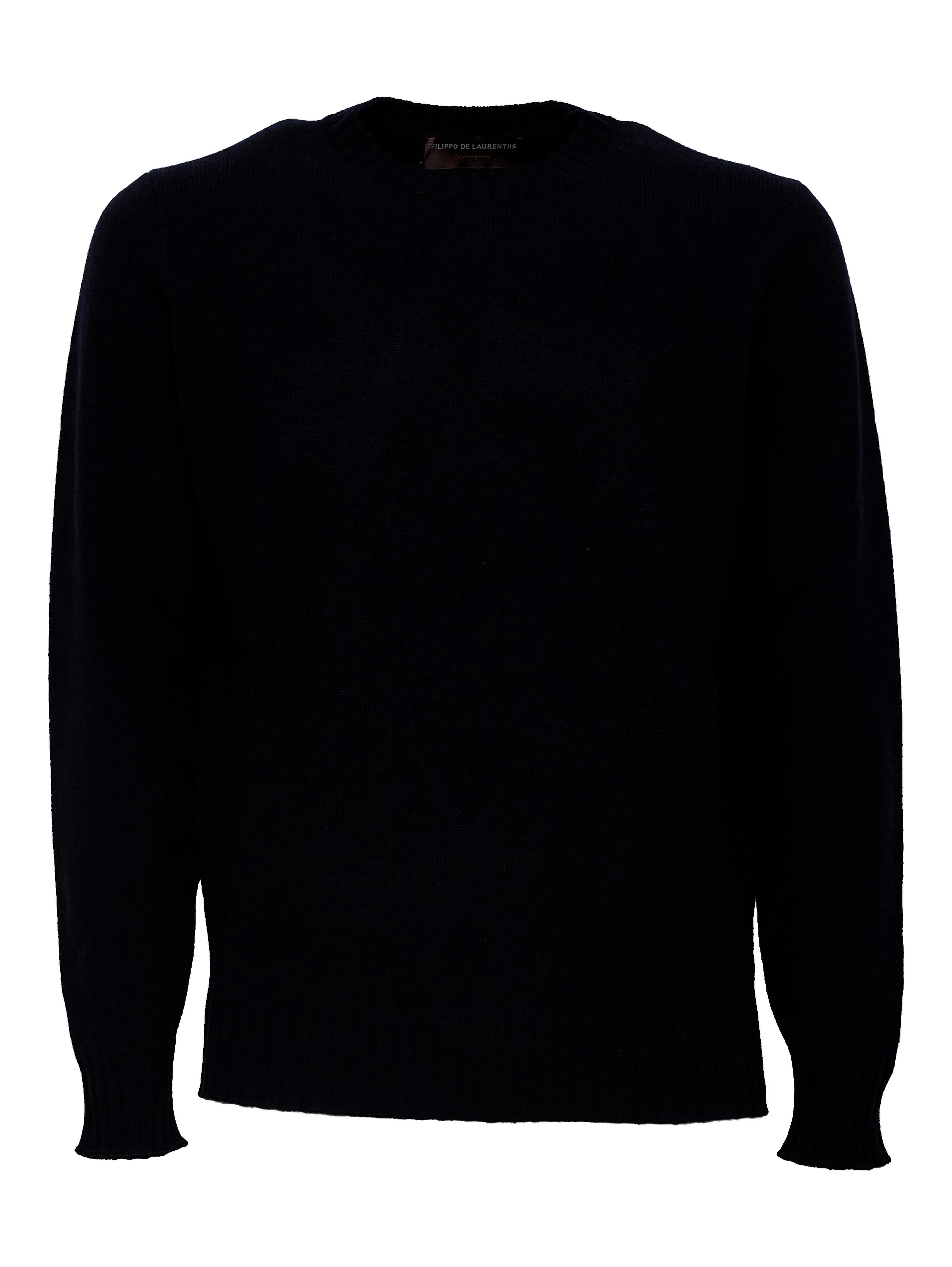 Maglia Girocollo In Lana, Cashmere