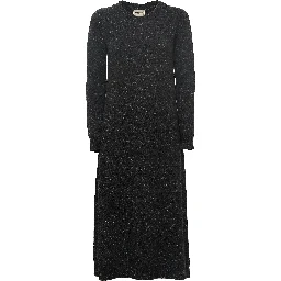 Abito Goccia In Maglia Filato Tweed