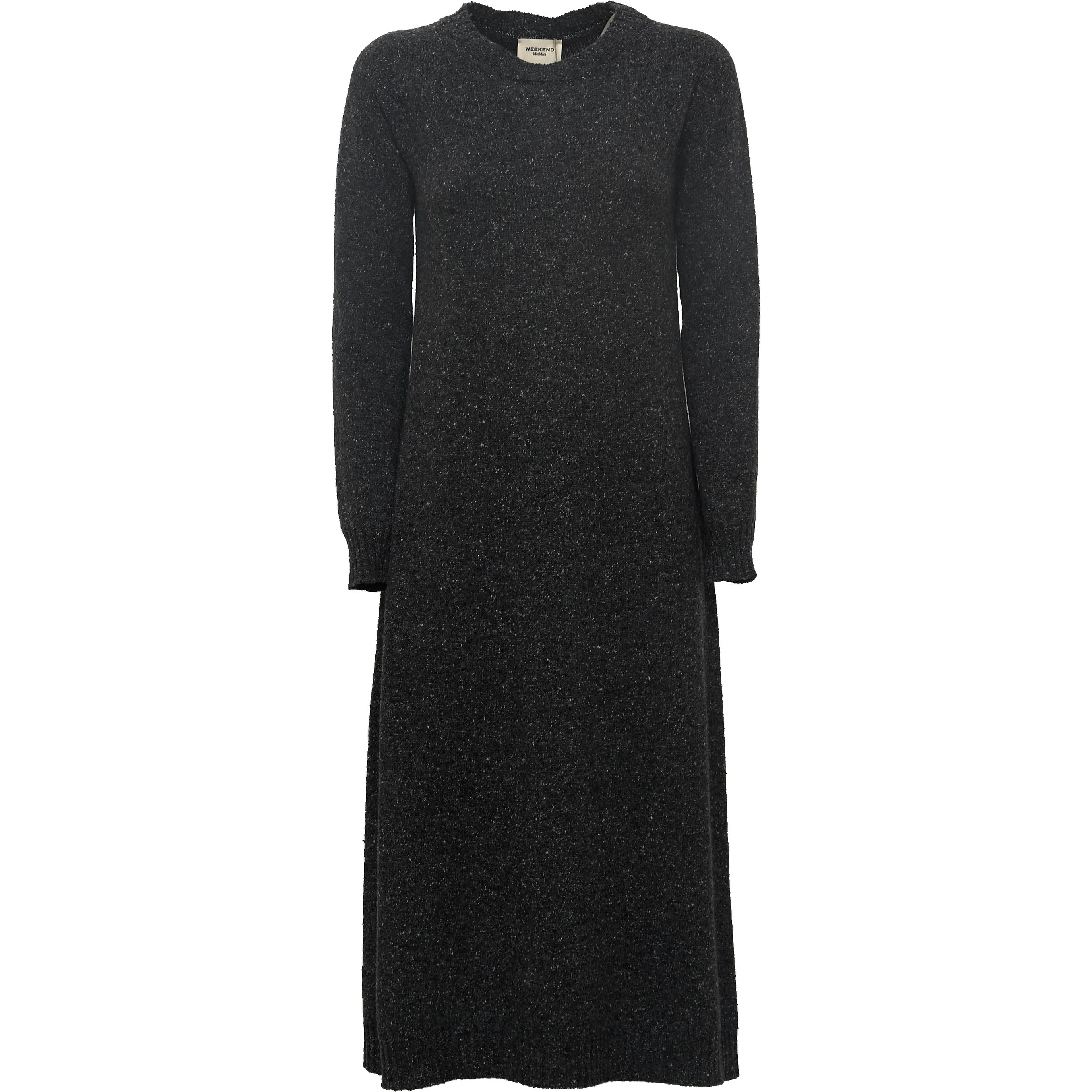 Abito Goccia In Maglia Filato Tweed