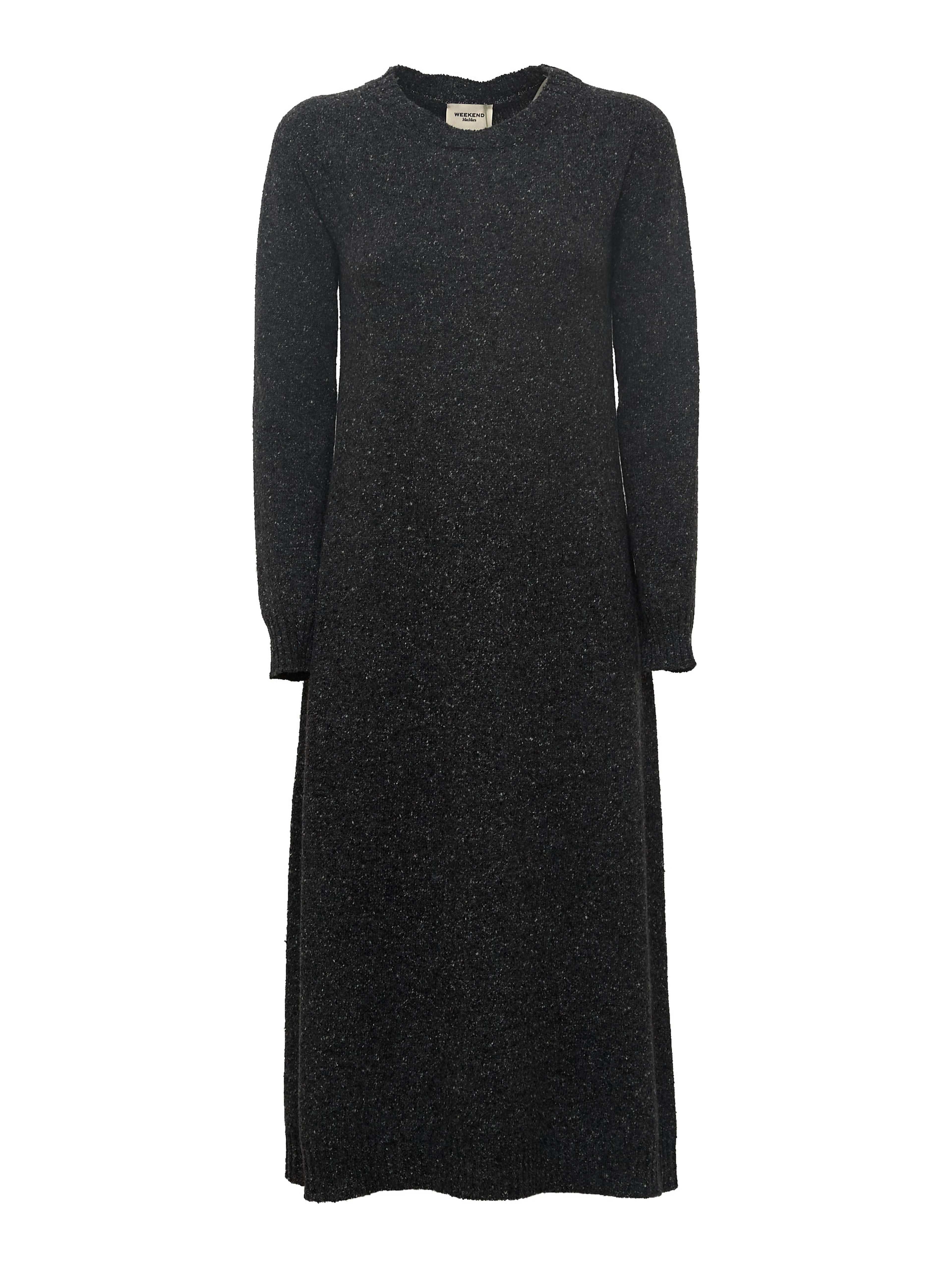 Abito Goccia In Maglia Filato Tweed
