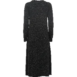 Abito Goccia In Maglia Filato Tweed