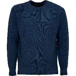 Maglia Girocollo In Lana, Cashmere