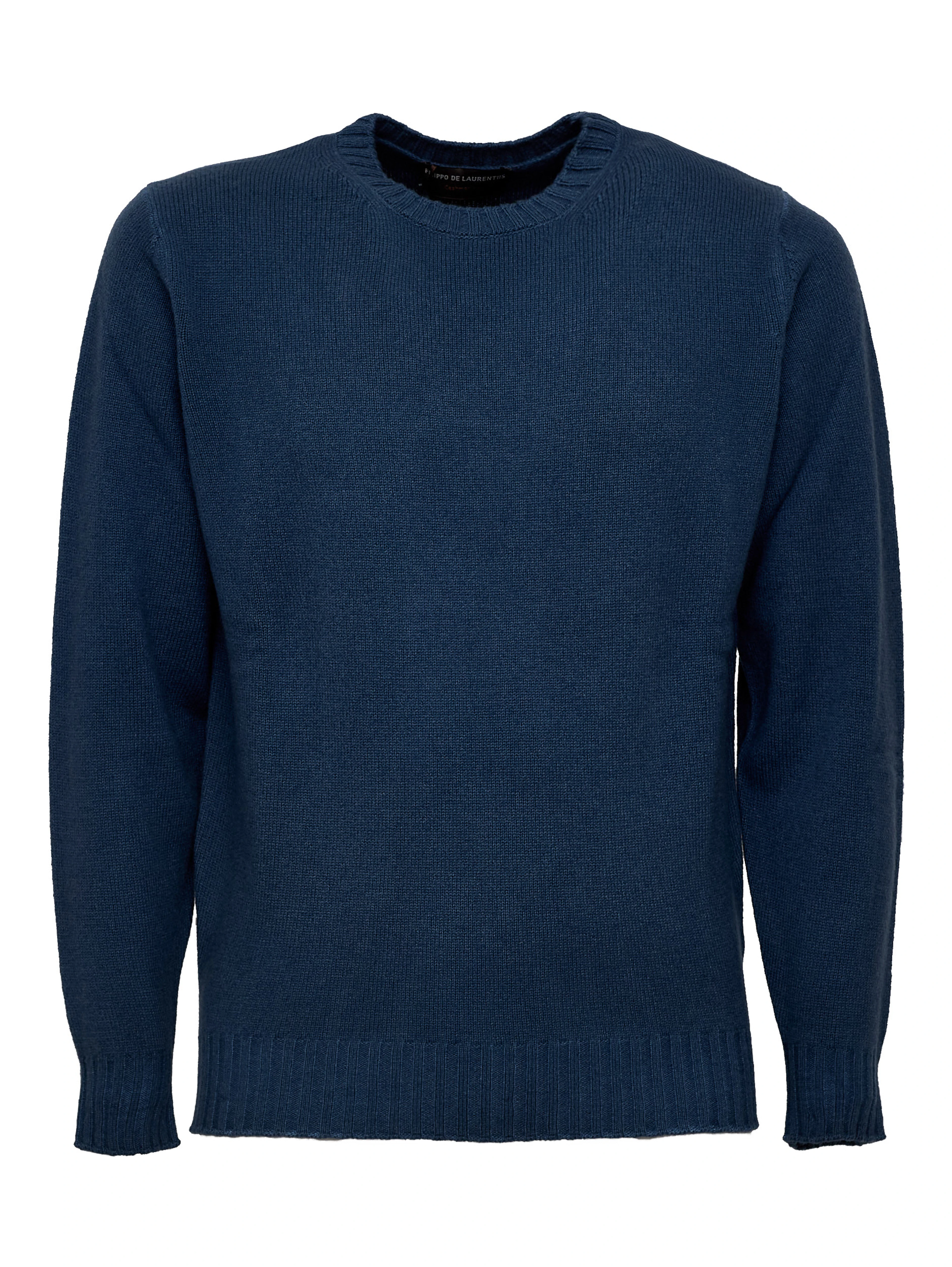 Maglia Girocollo In Lana, Cashmere