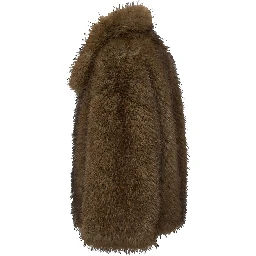 Kastanje Foax Fur Coat