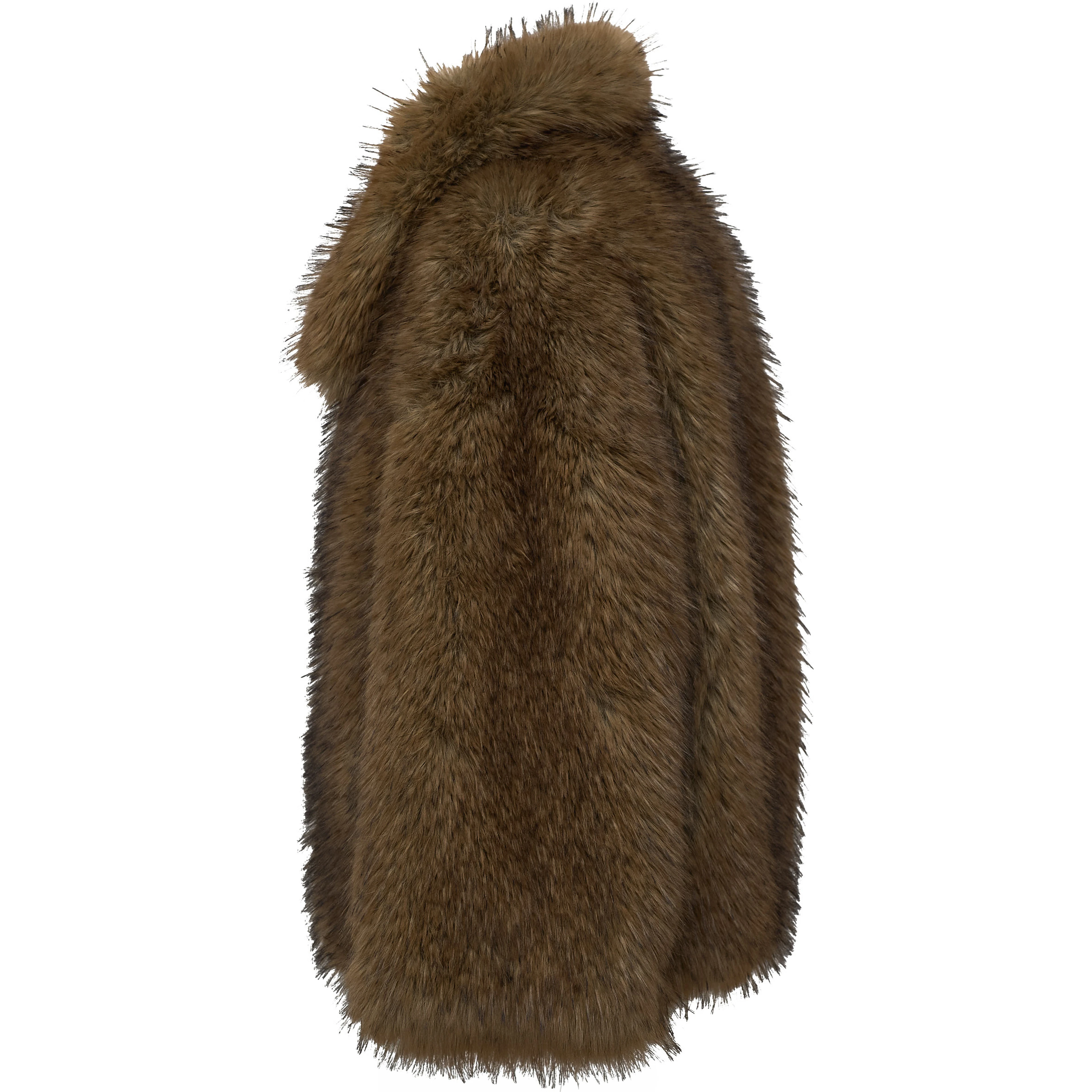 Kastanje Foax Fur Coat
