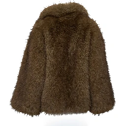 Kastanje Foax Fur Coat