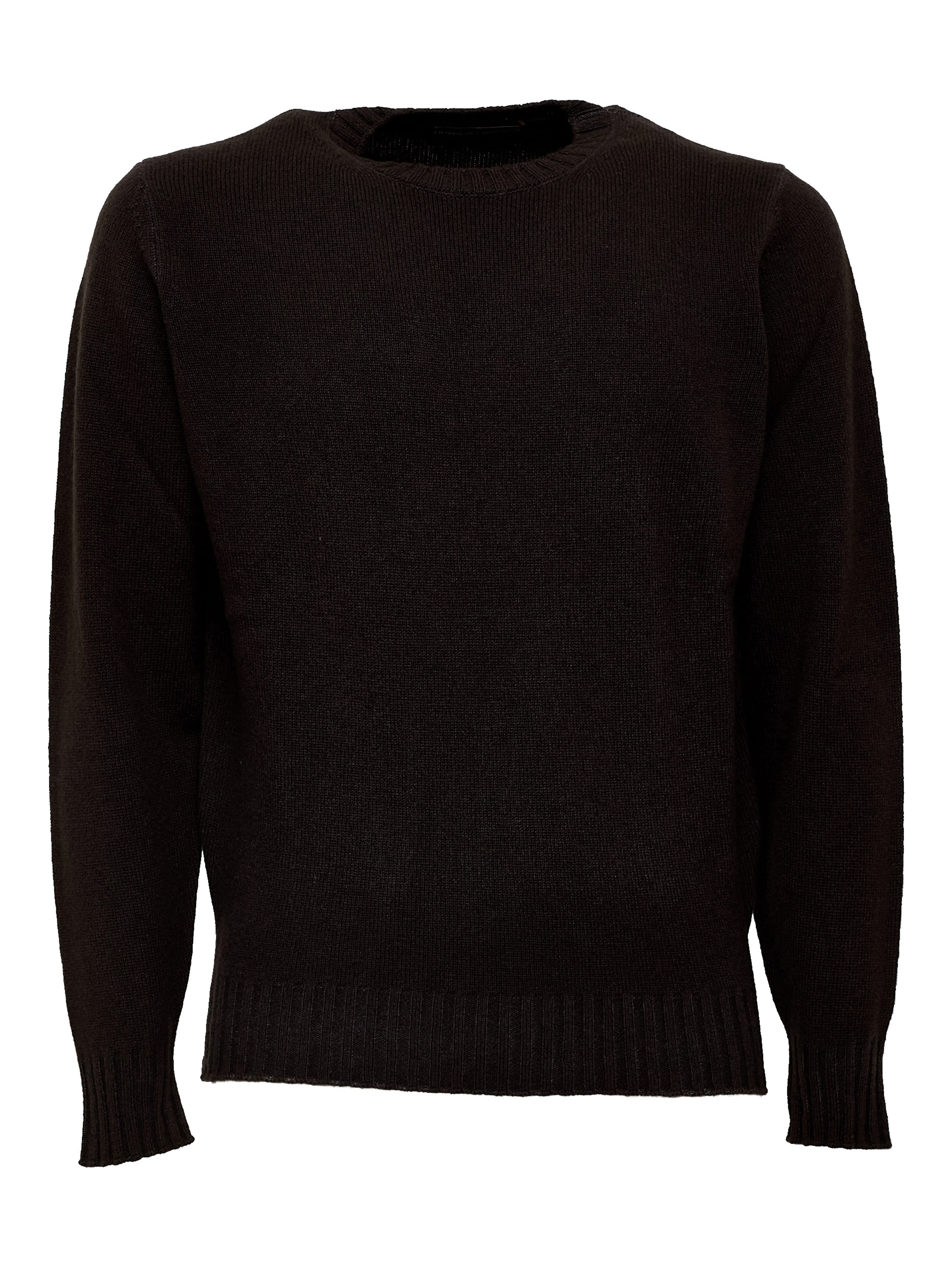 Maglia Girocollo In Lana, Cashmere