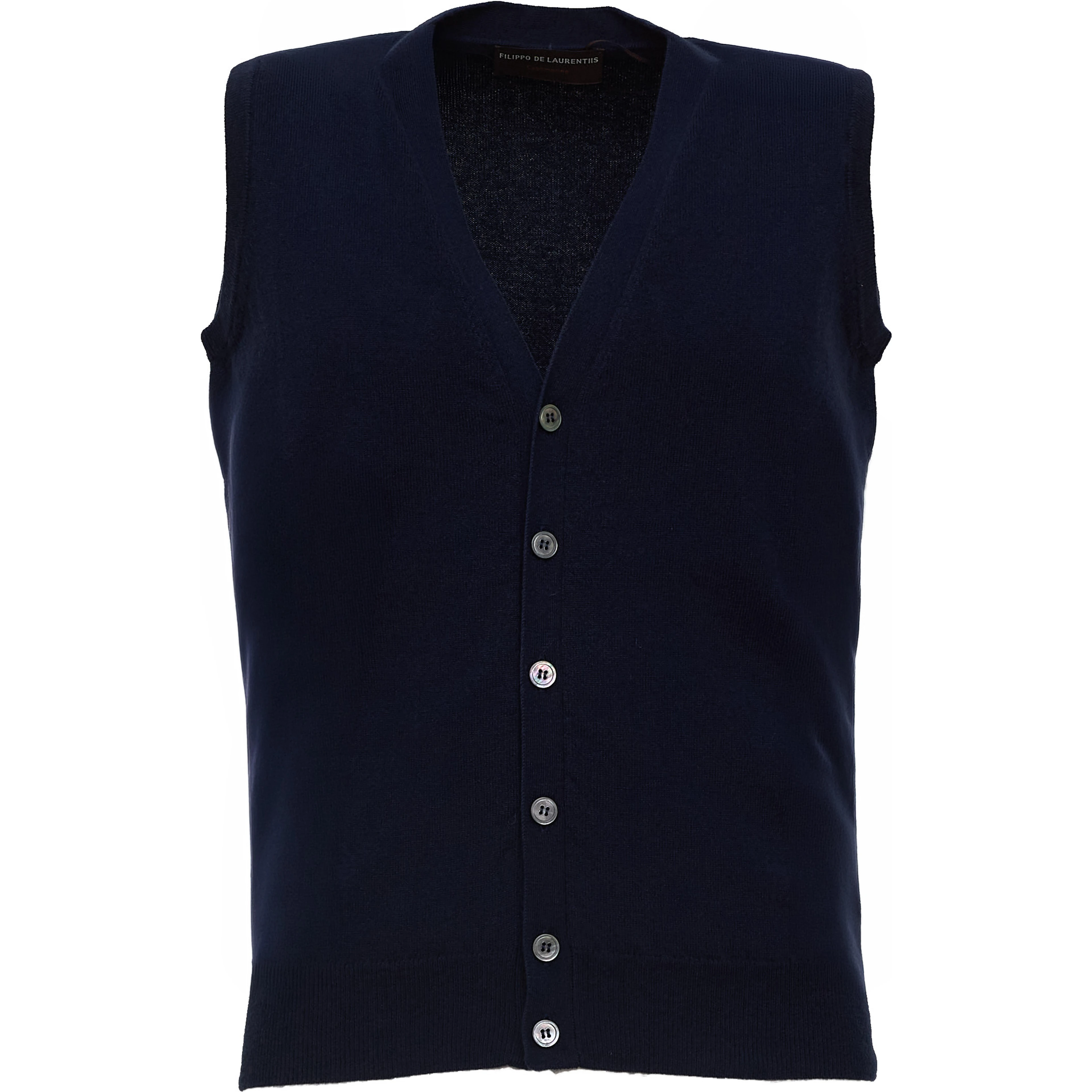 Gilet Bottoni In Lana, Cashmere