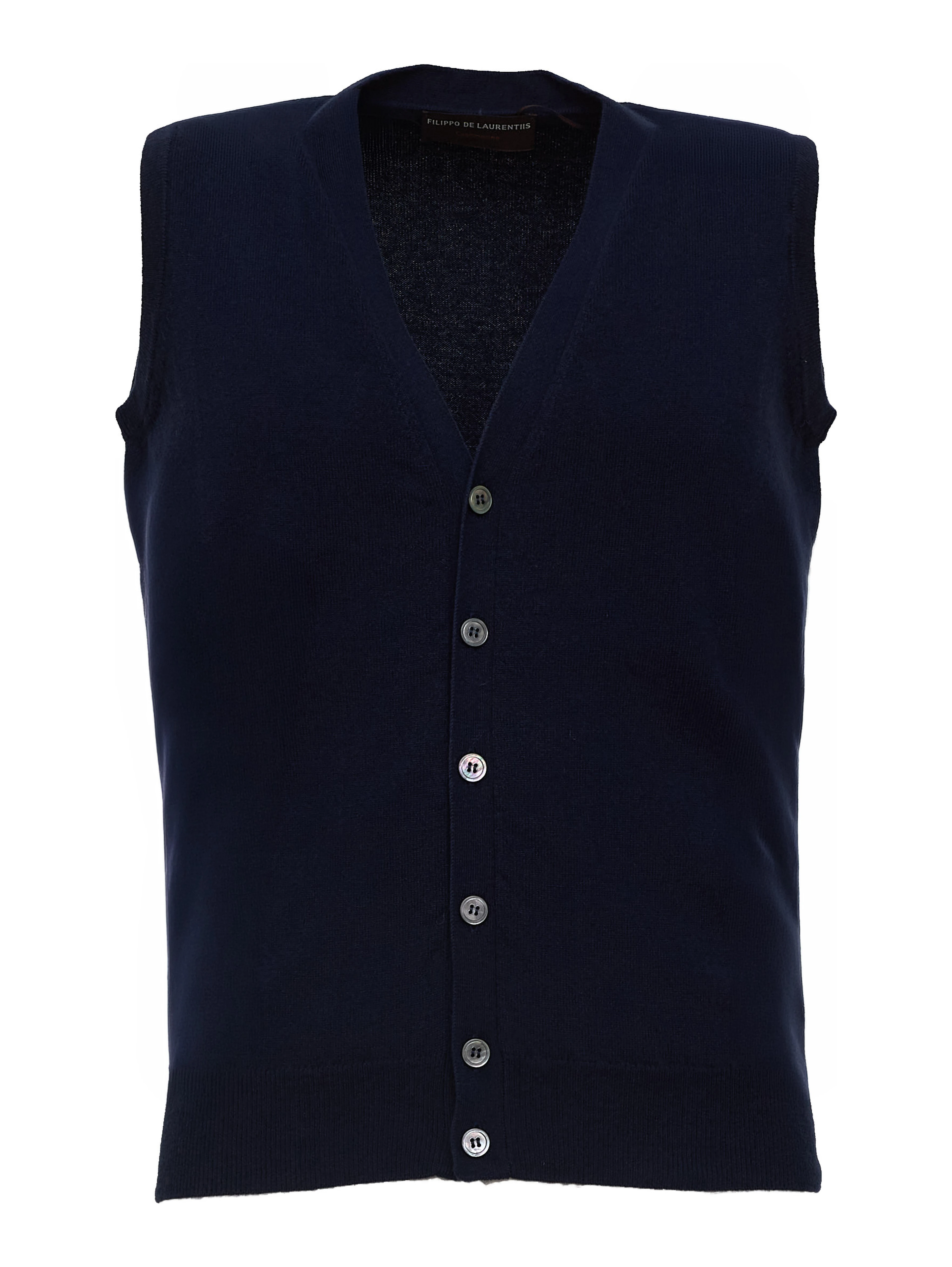 Gilet Bottoni In Lana, Cashmere