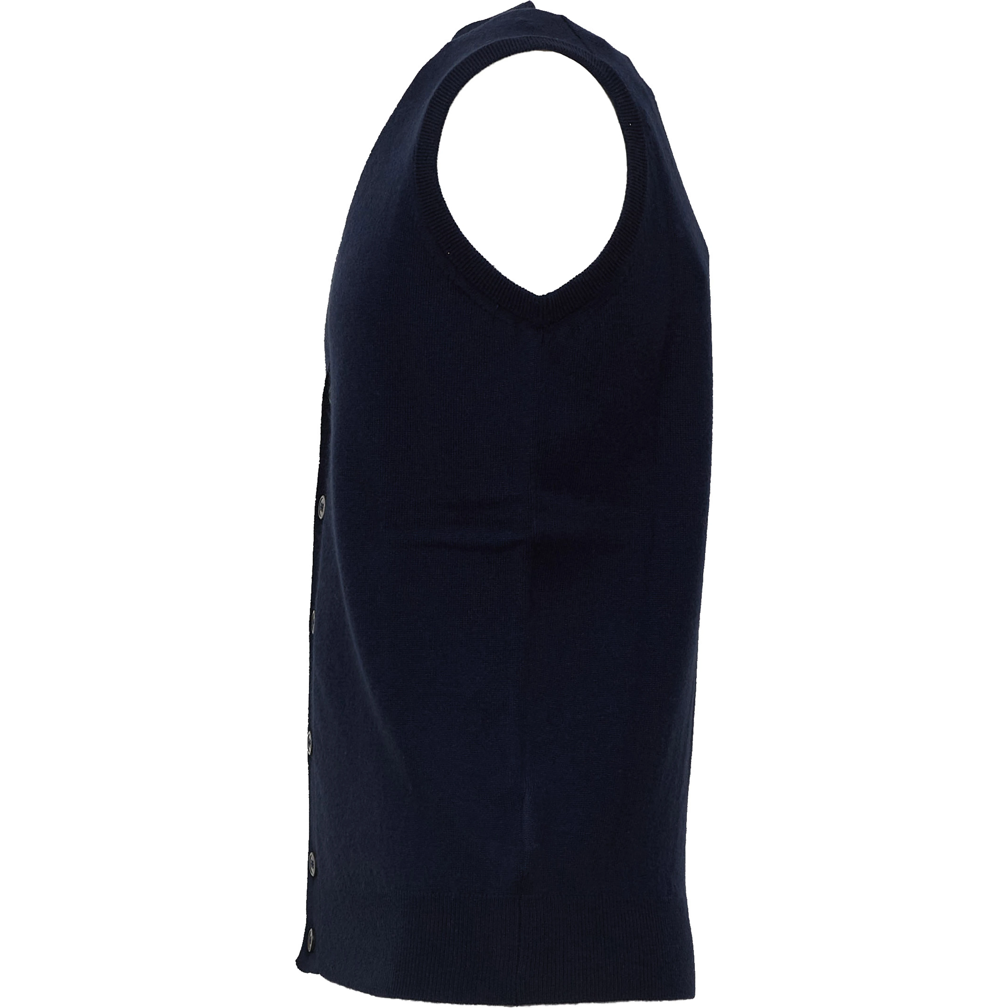 Gilet Bottoni In Lana, Cashmere