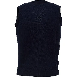 Gilet Bottoni In Lana, Cashmere