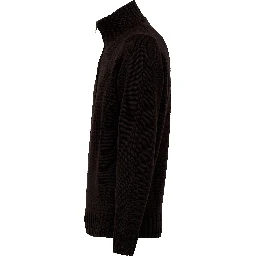 Maglia Mezza Zip In Lana Merino