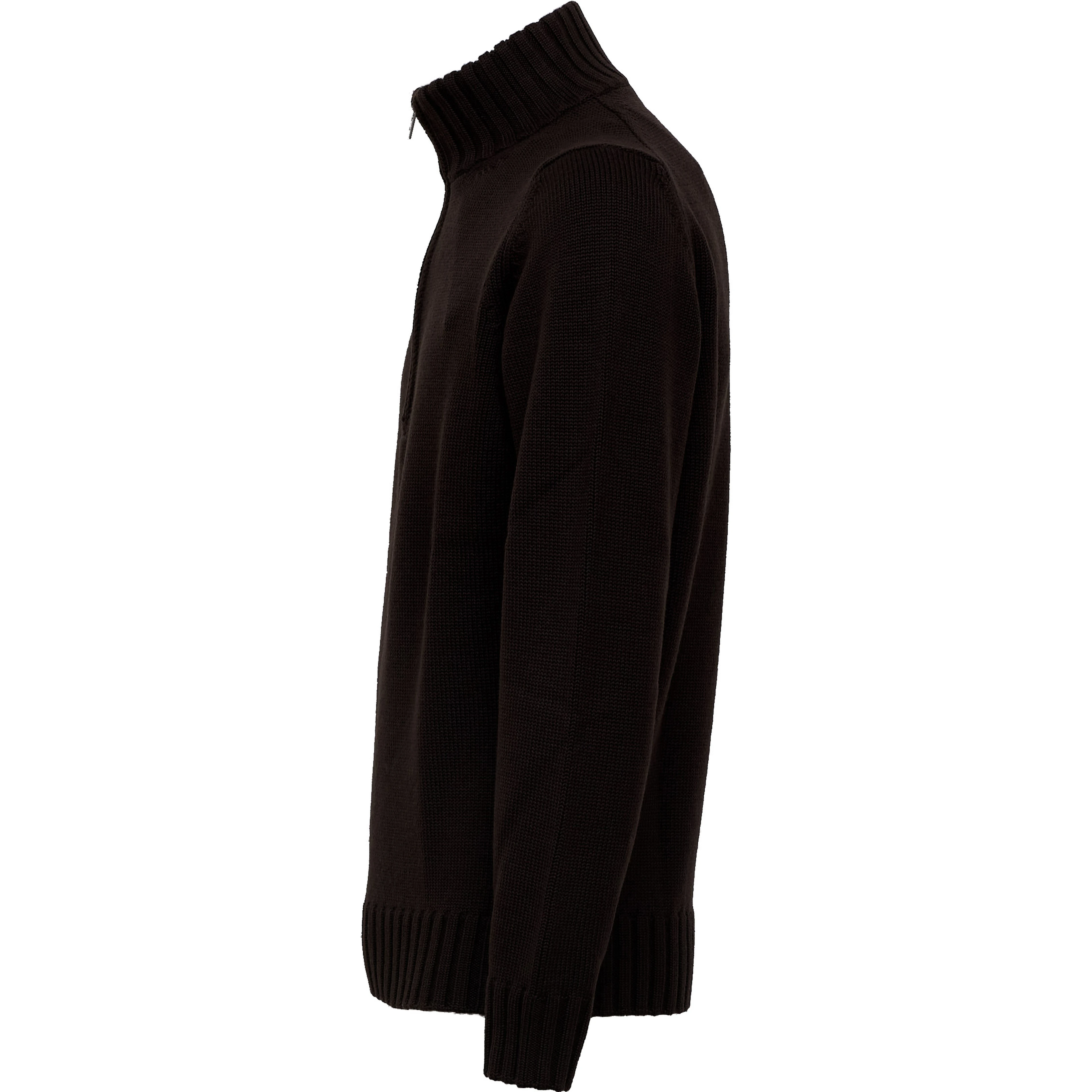 Maglia Mezza Zip In Lana Merino